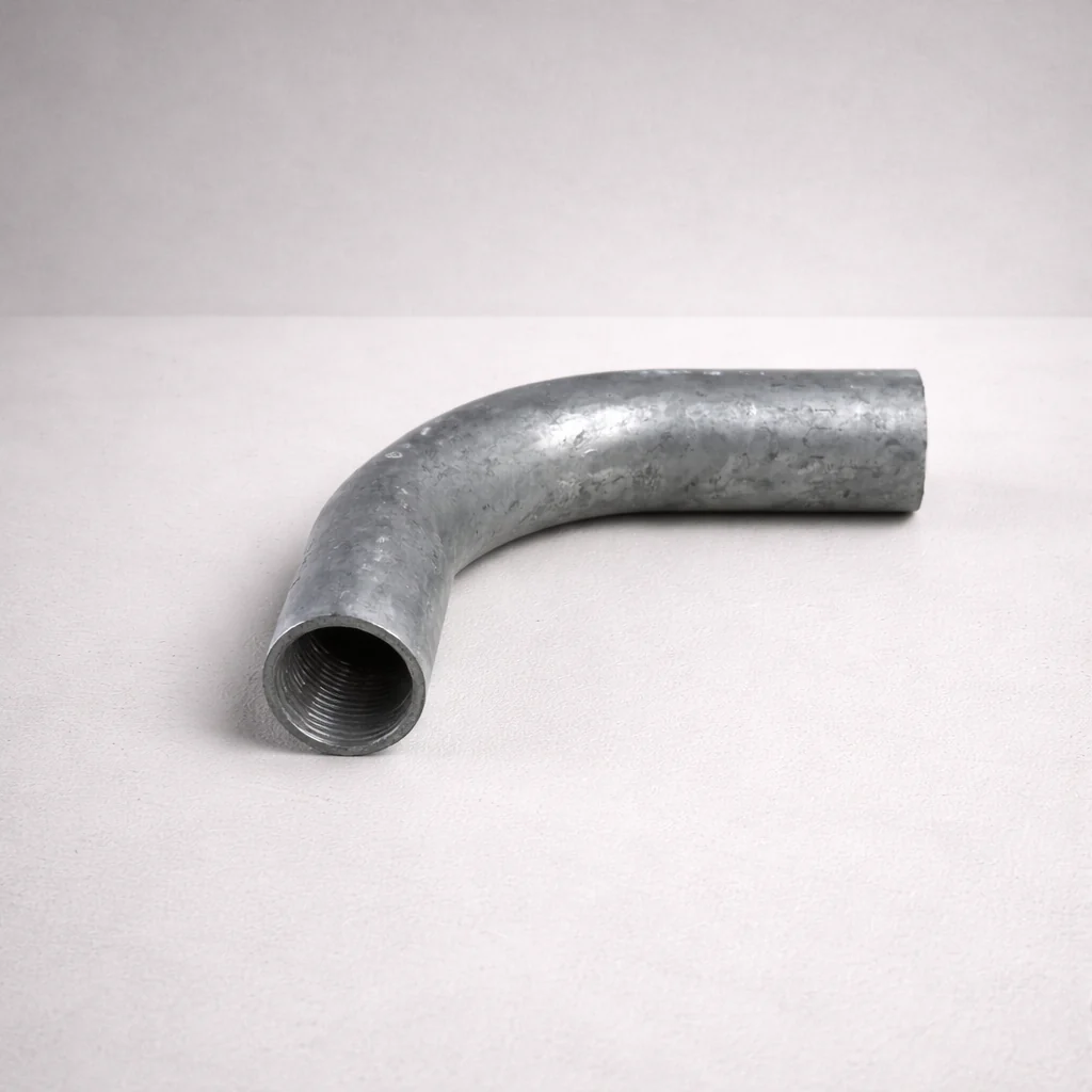 20mm Galvanised Steel 90° Sweep Conduit Bend