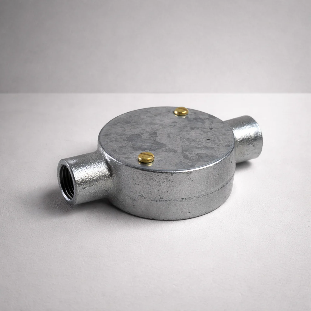 20mm Galvanised Steel Inspection Tee Conduit Box