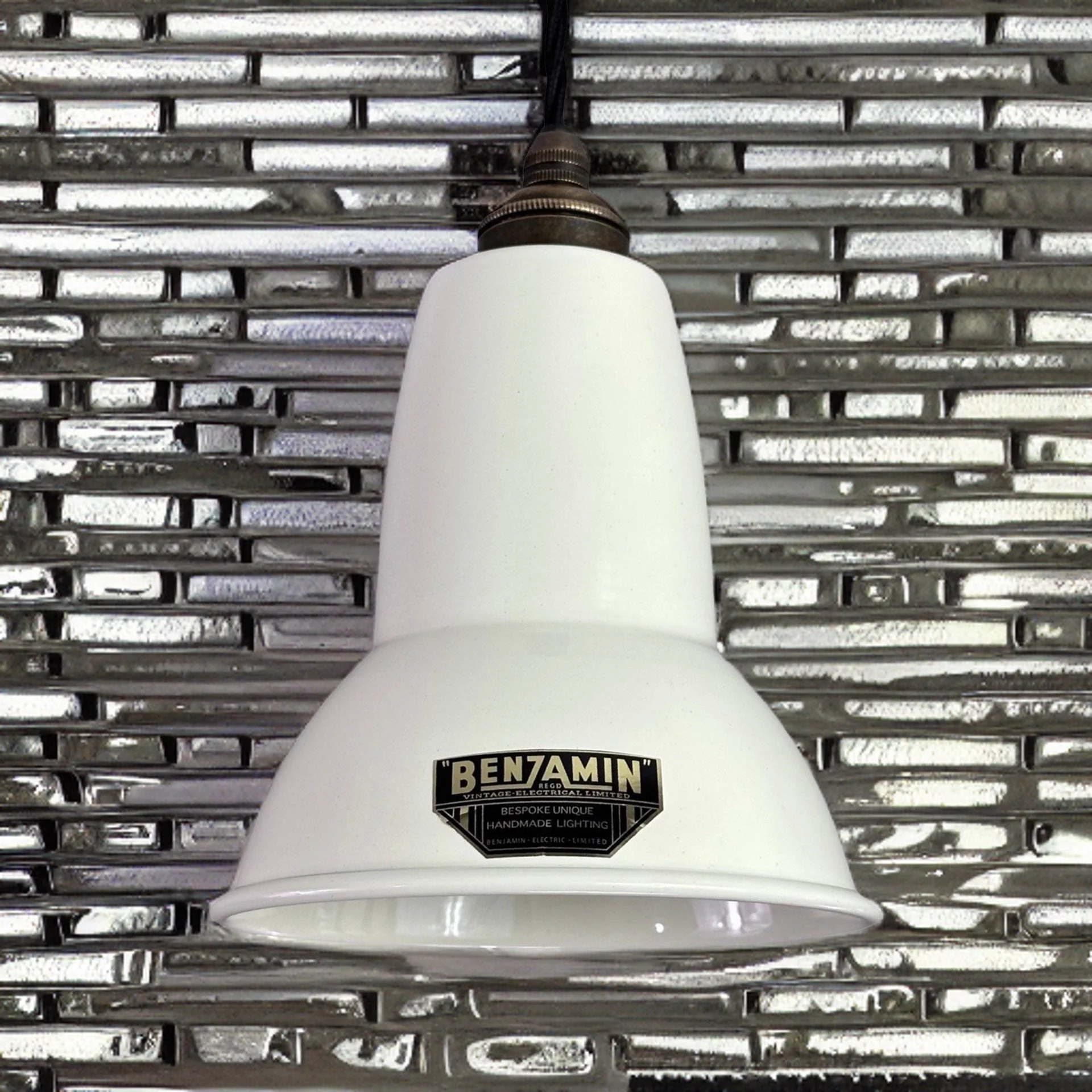 Alby ~ Linen White Shade Pendant Set Light ~ 6 Inch - Image 7