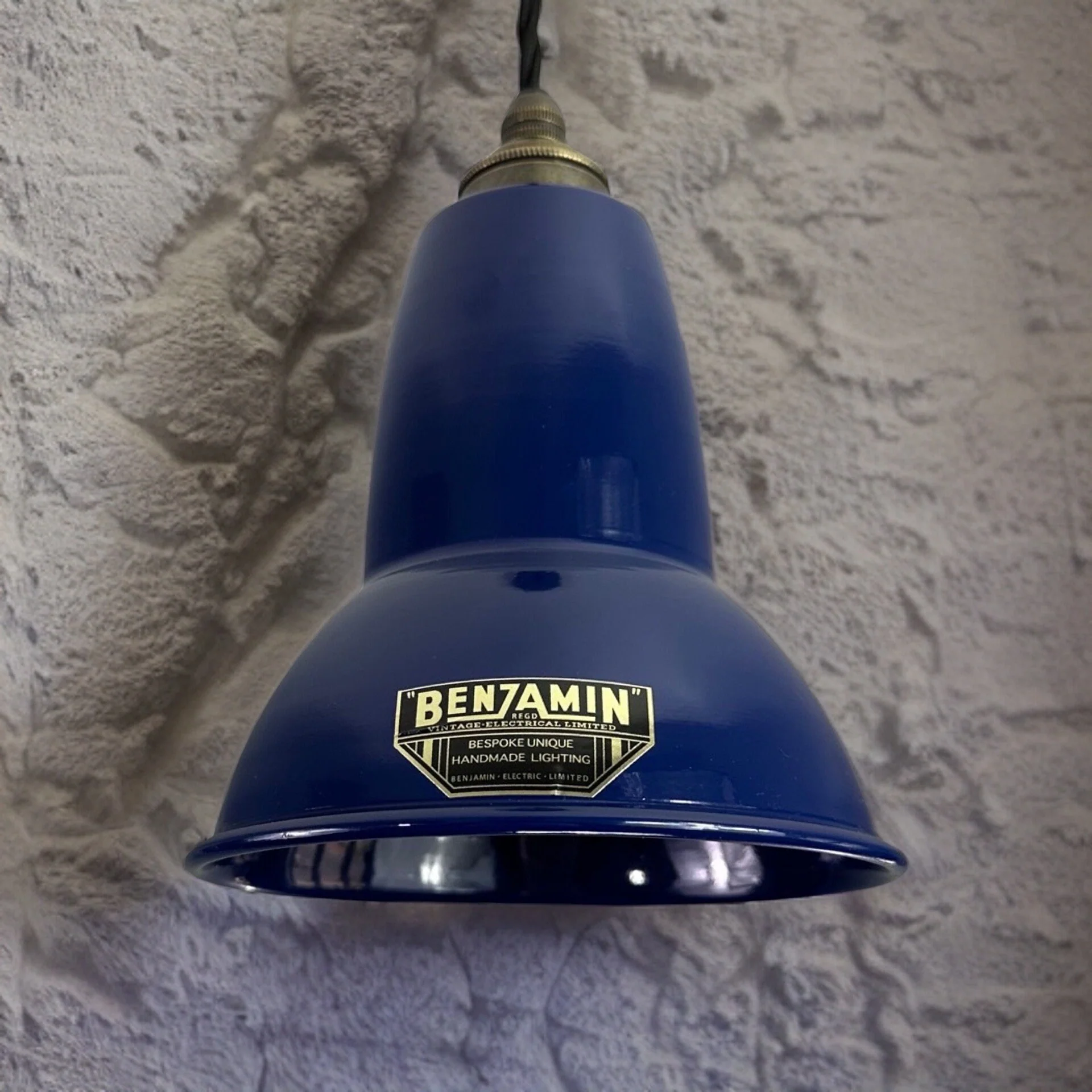 Alby ~ Navy Blue Shade Pendant Set Light | Ceiling Dining Room | Kitchen Table | Vintage Edison Filament Bulb | 6 Inch - Image 5