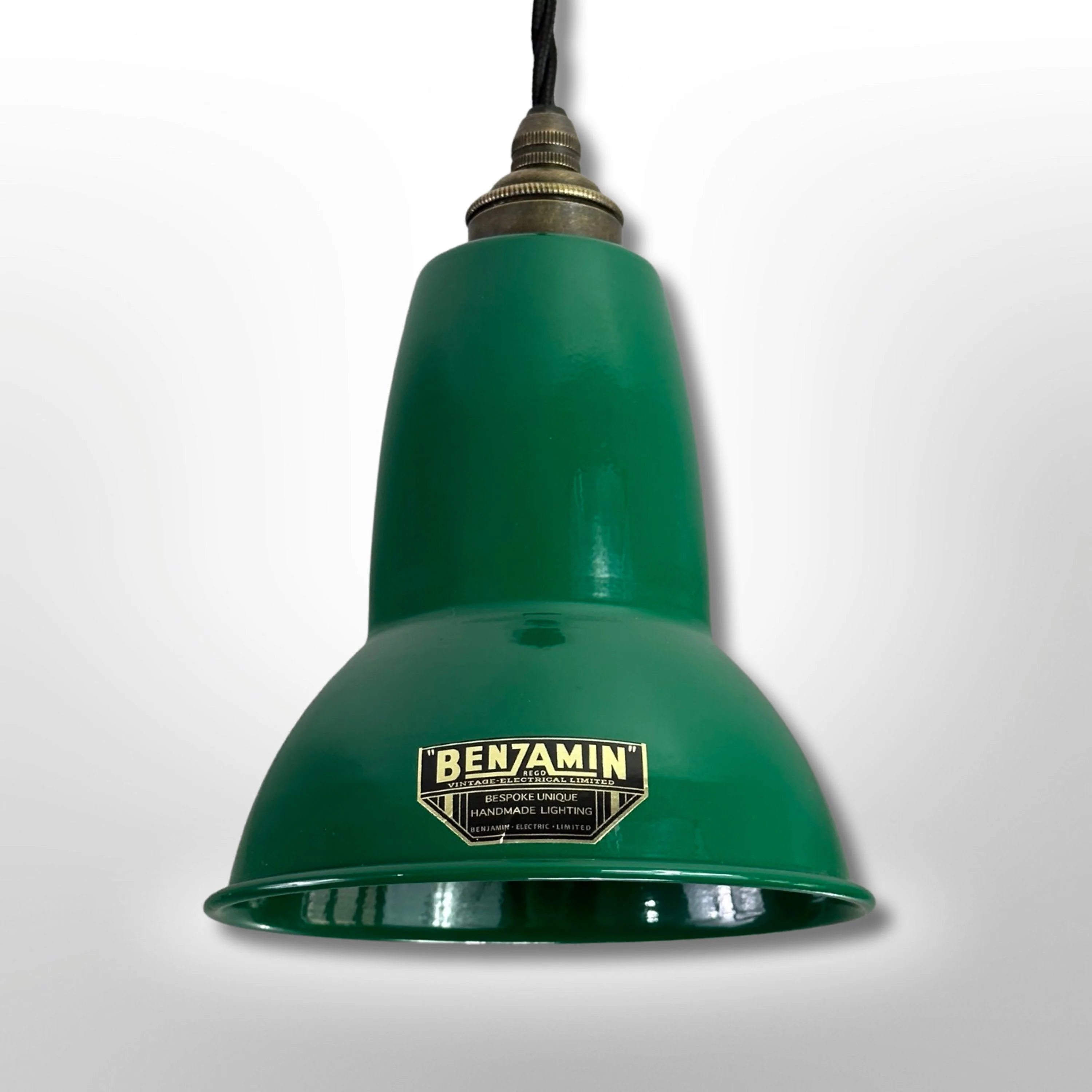 Alby ~ Racing Green Shade Pendant Set Light ~ 6 Inch - Image 5