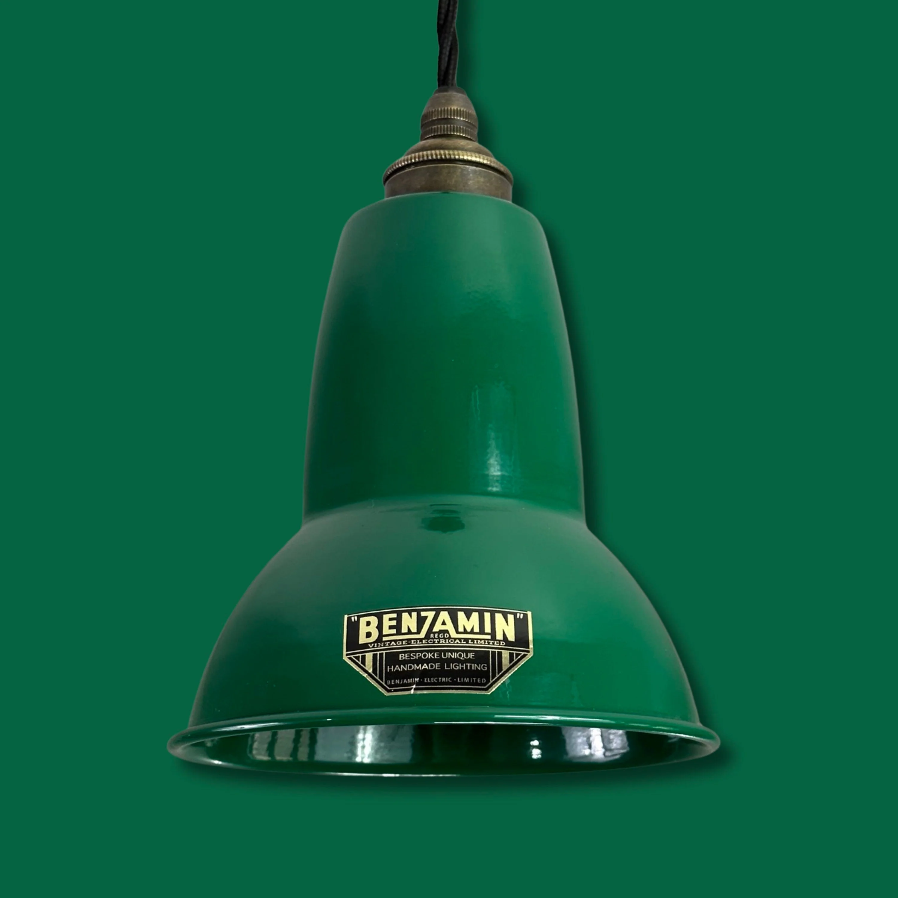 Alby ~ Racing Green Shade Pendant Set Light ~ 6 Inch - Image 6