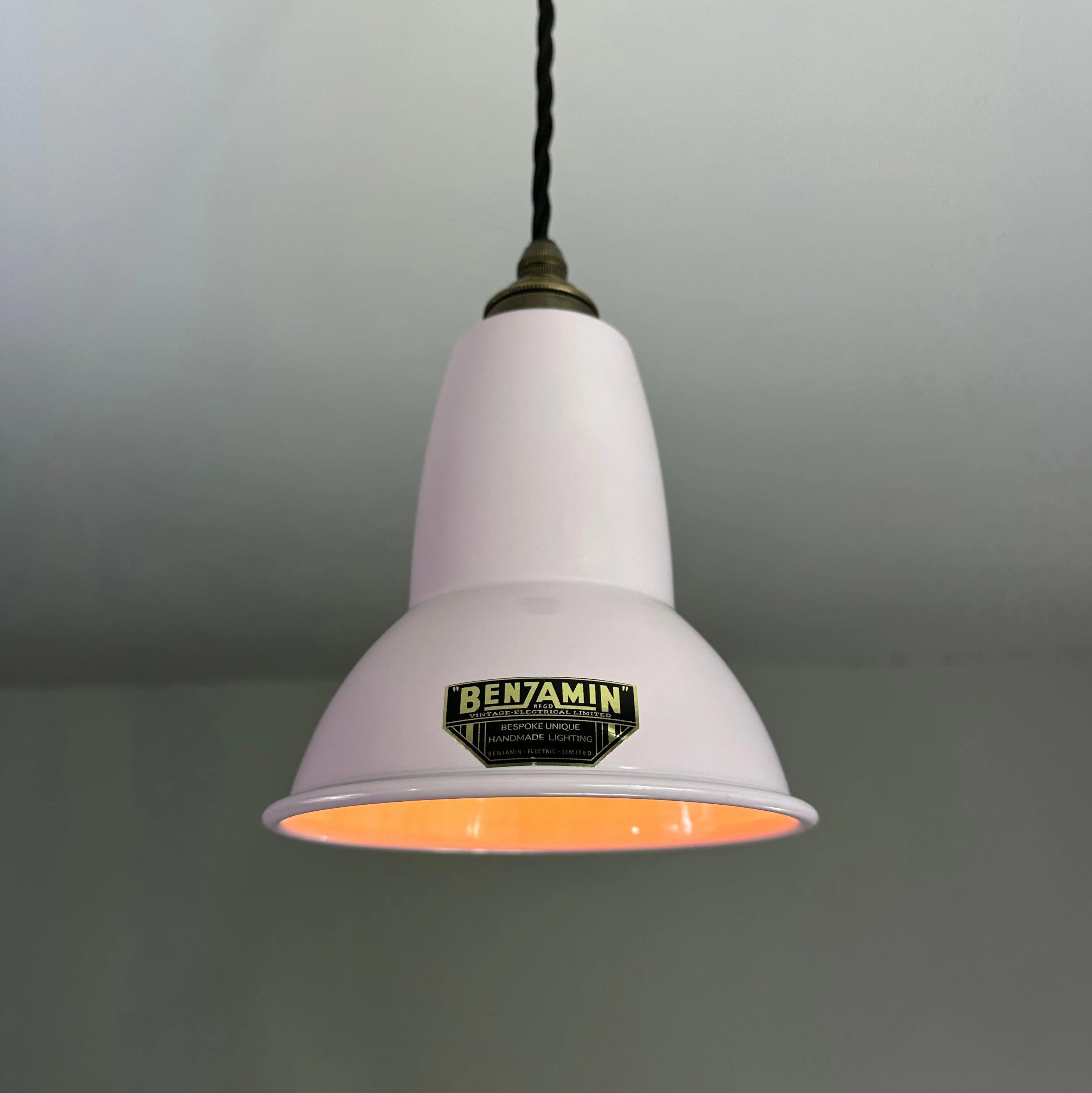 Alby ~ Rose Pink Shade Pendant Set Light ~ 6 Inch - Image 4