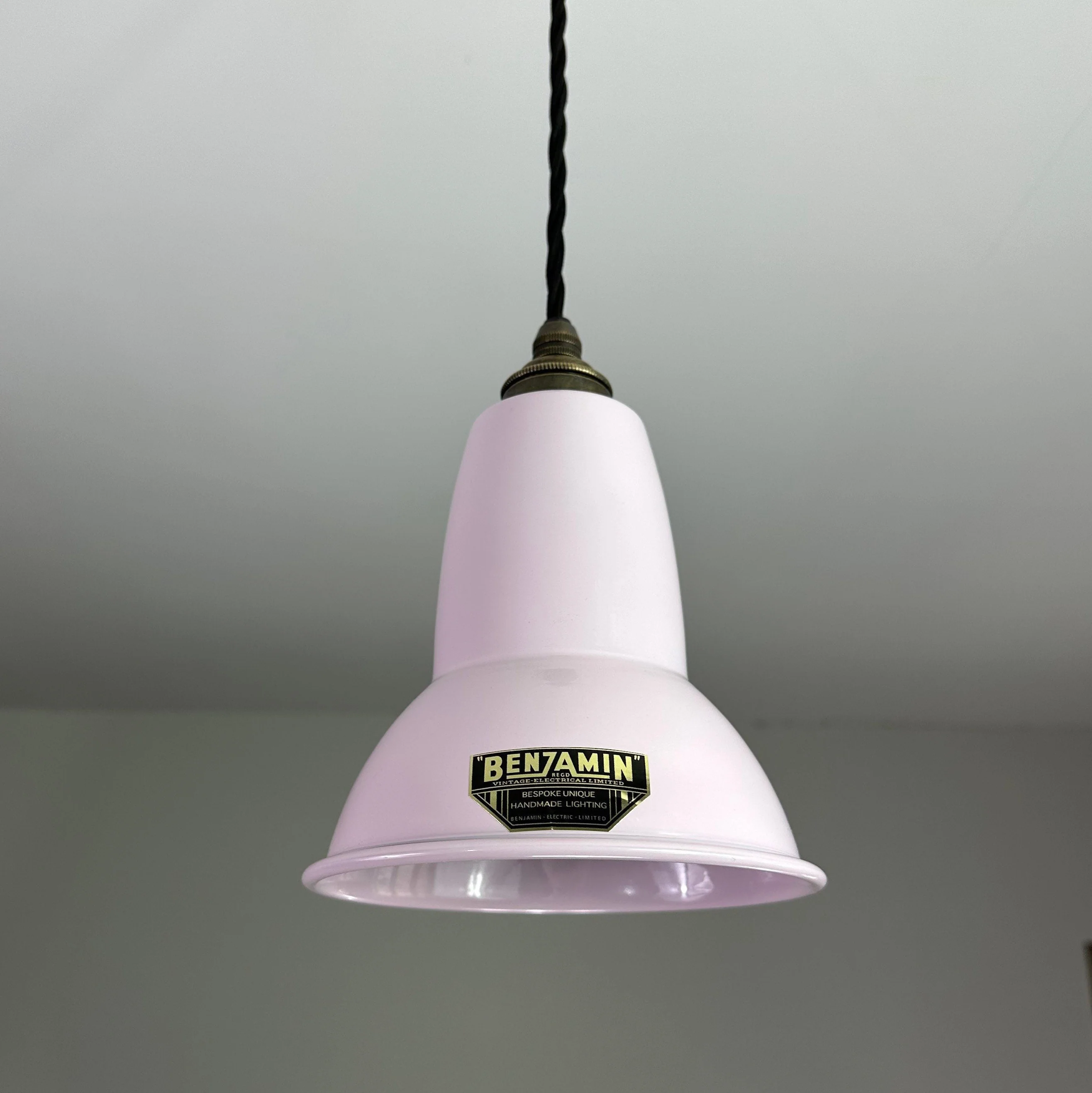 Alby ~ Rose Pink Shade Pendant Set Light ~ 6 Inch - Image 5