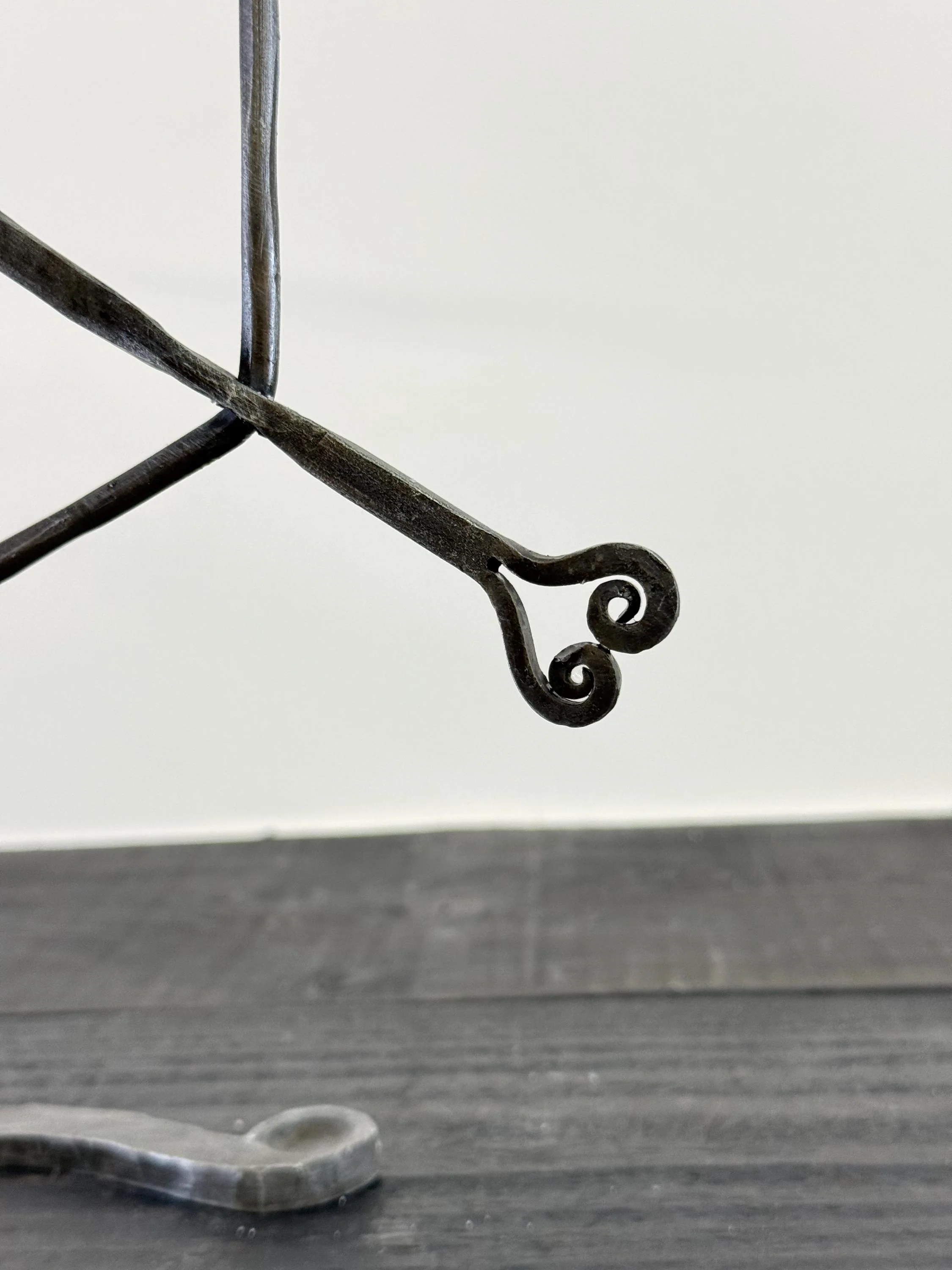 Armillary Arrow Solid Wrought Iron Sculpture - Image 7