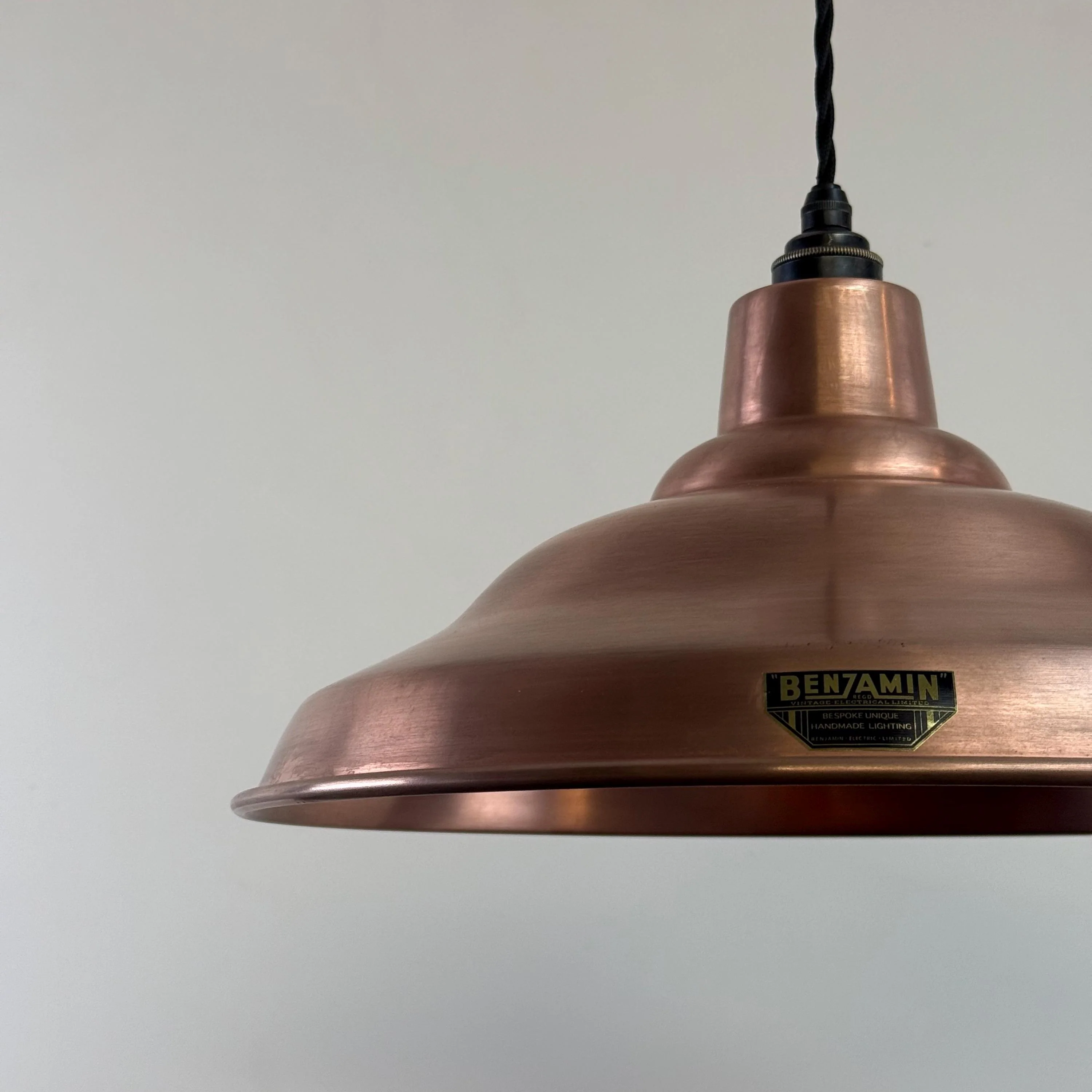 Bawsey ~ Antique Copper Industrial factory shade light ~ 16 Inch - Image 5