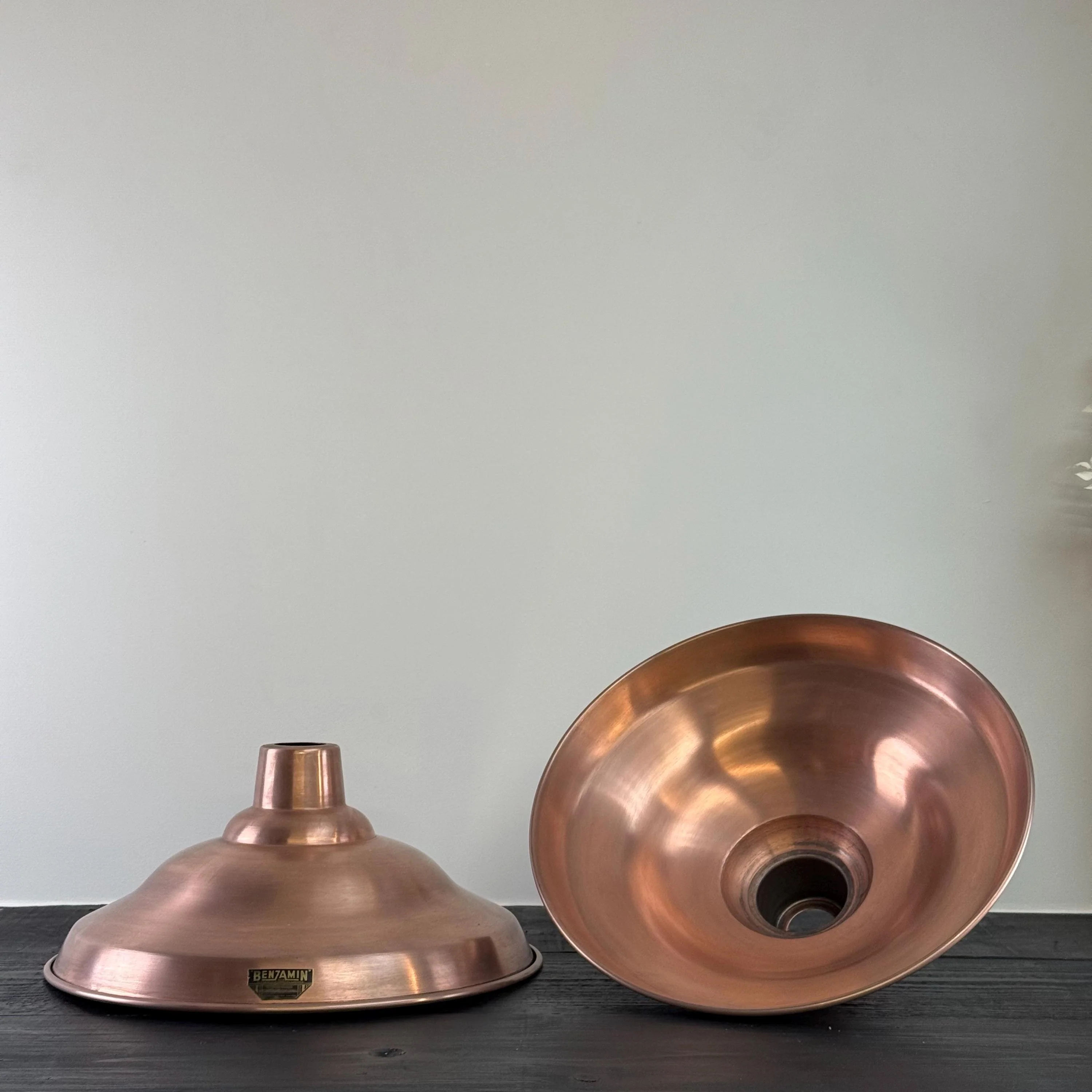 Bawsey ~ Antique Copper Industrial factory shade light ~ 16 Inch - Image 7