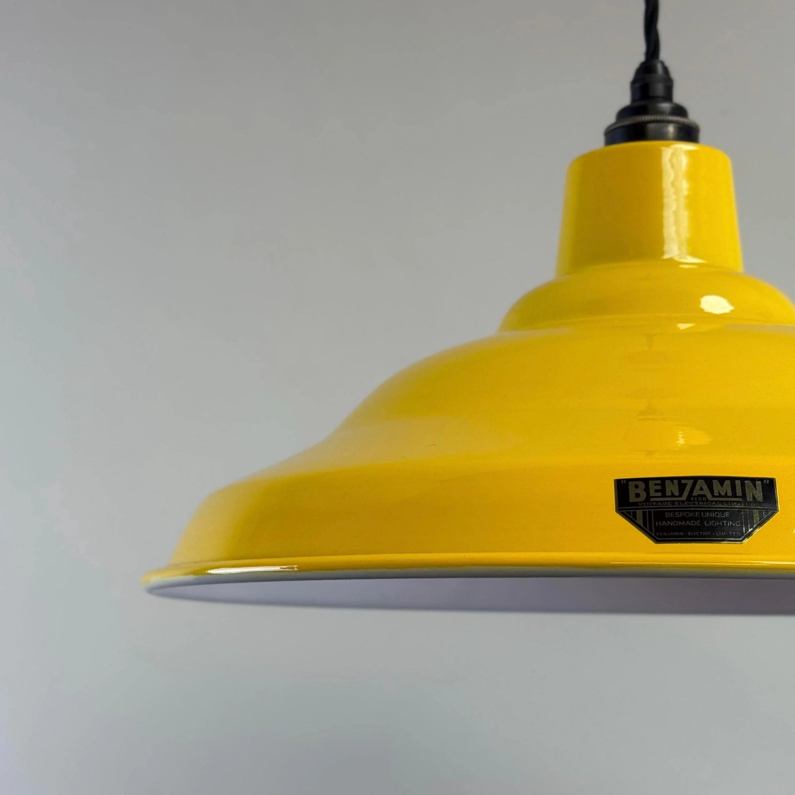 Bawsey ~ Summer Yellow Lampshade Pendant Set Light *Factory Second* ~ 16 Inch - Image 5