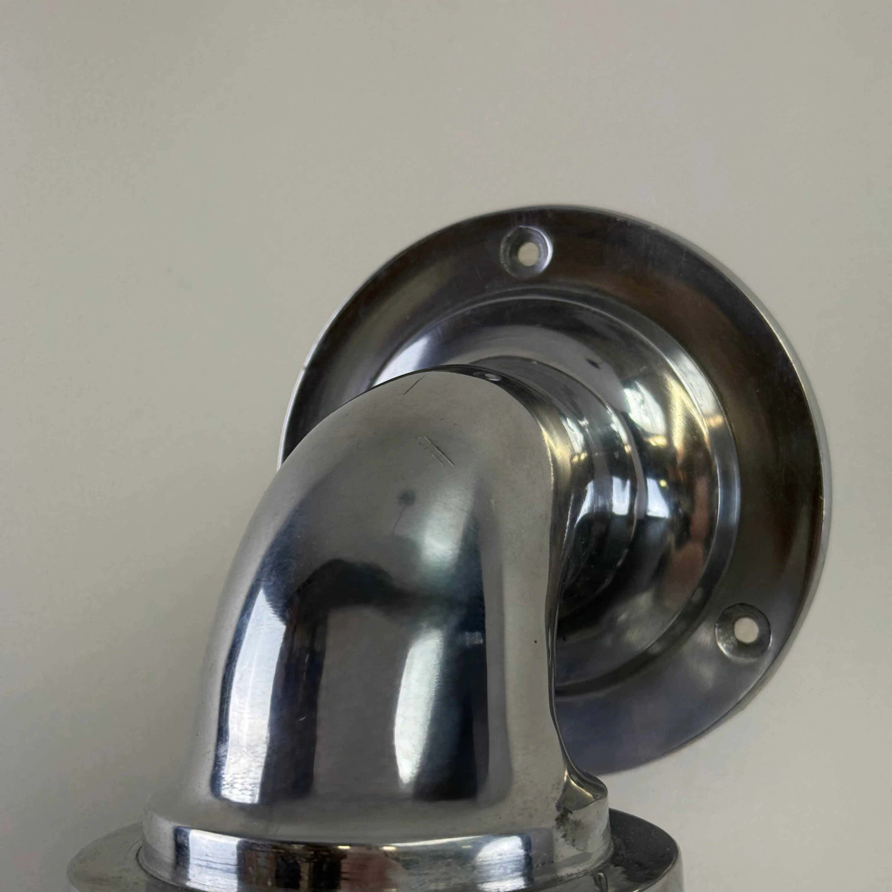 Beachamwell ~ Bulkhead Outdoor & Bathroom Sconce Wall Light Polished Silver  **Factory Second** | 10.5 Inch - Image 5