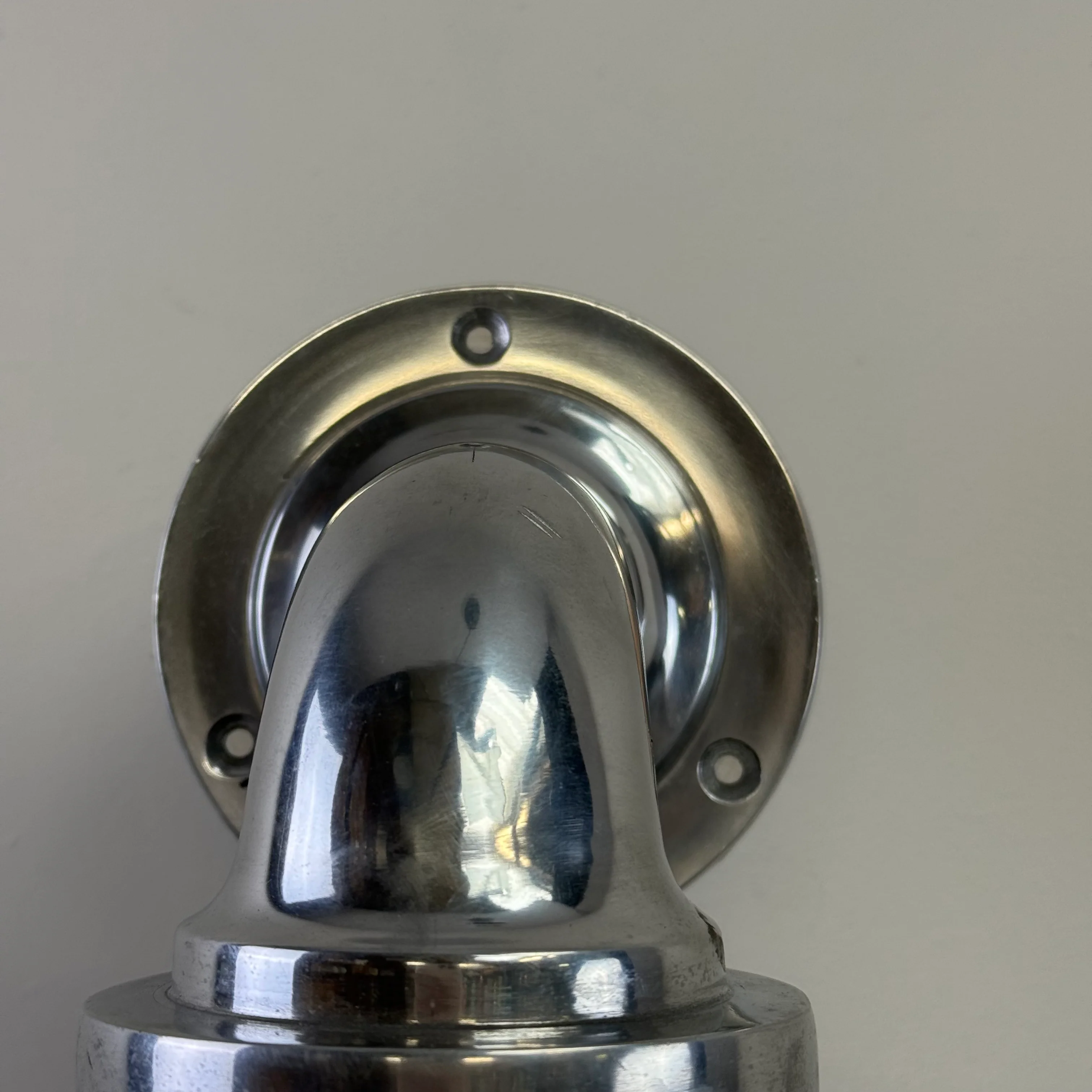 Beachamwell ~ Bulkhead Outdoor & Bathroom Sconce Wall Light Polished Silver  **Factory Second** | 10.5 Inch - Image 6