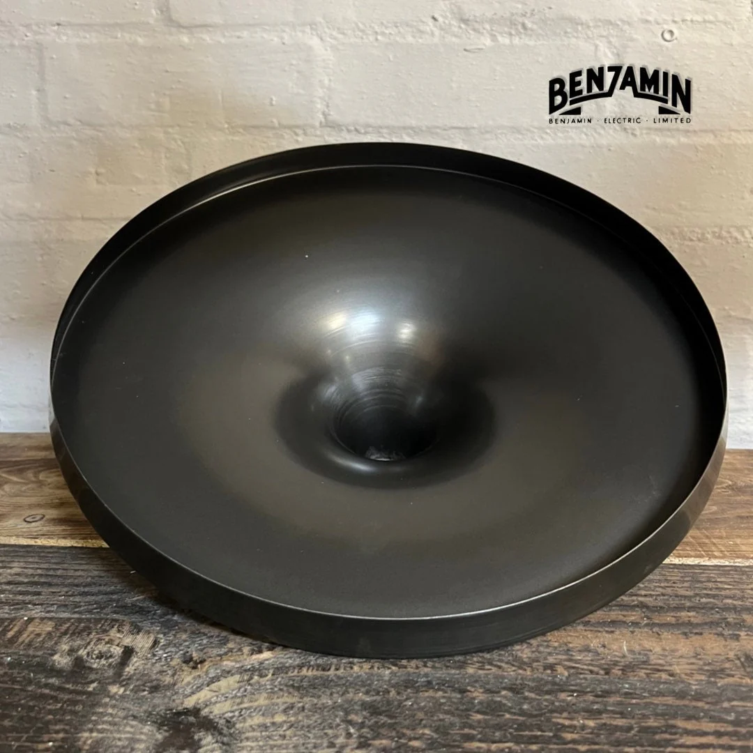 Beetley ~ Shade Only Pewter Grey Solid Steel Shade light | Industrial Factory ceiling dining room kitchen vintage beat - Image 6
