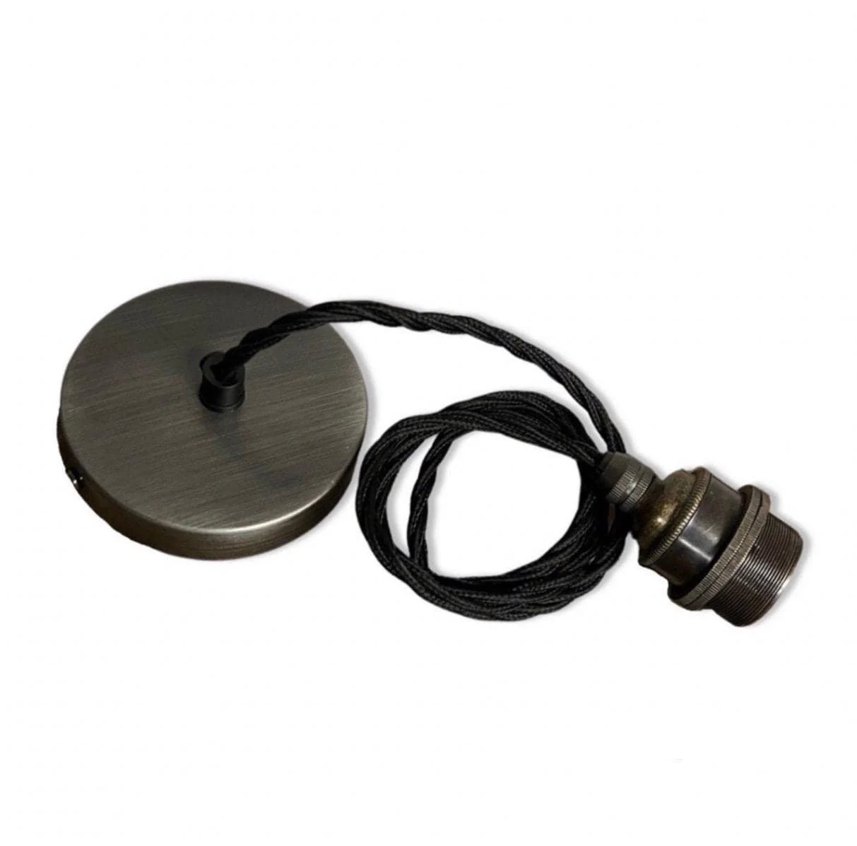 Bramerton ~ Rusted Industrial Benflux Lamp Shade Benflux Pendant Set Light - 12 Inch - Image 10