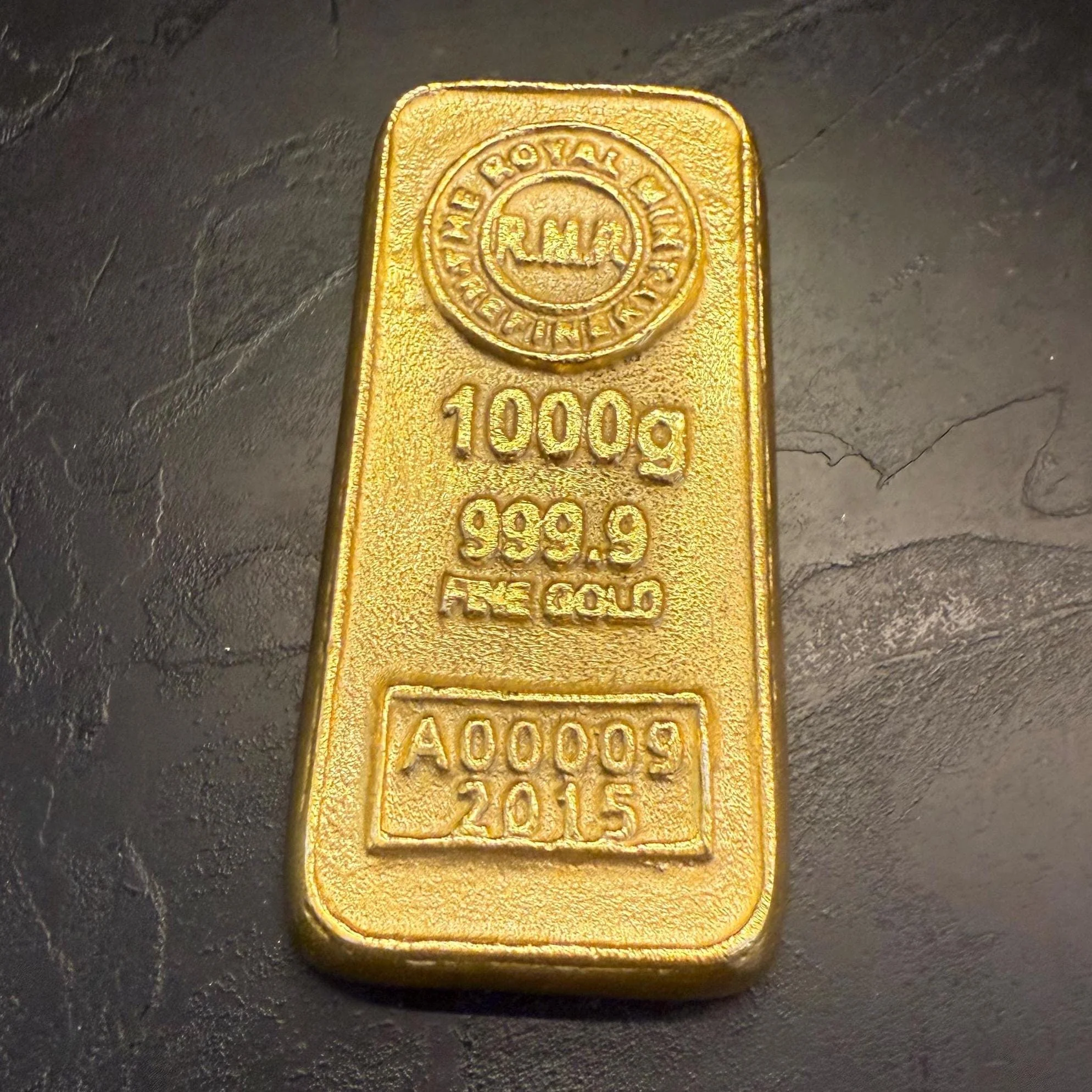 Cast Iron Gold Bullion Bar Paper Weight - Image 6