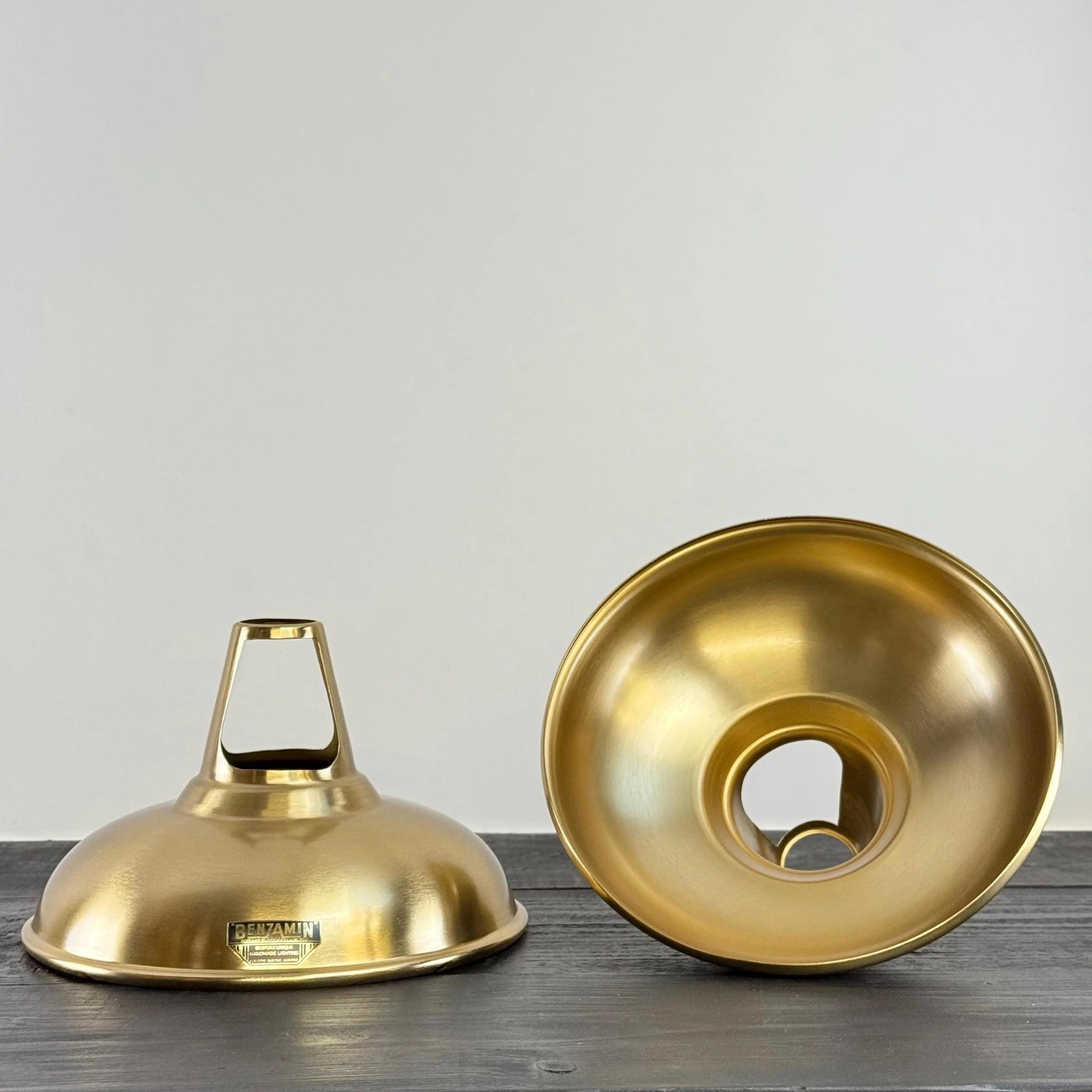 Cawston - Antique Brushed Brass Slotted Lampshade Pendant Ceiling Light *Factory Second* - 11 Inch - Image 9