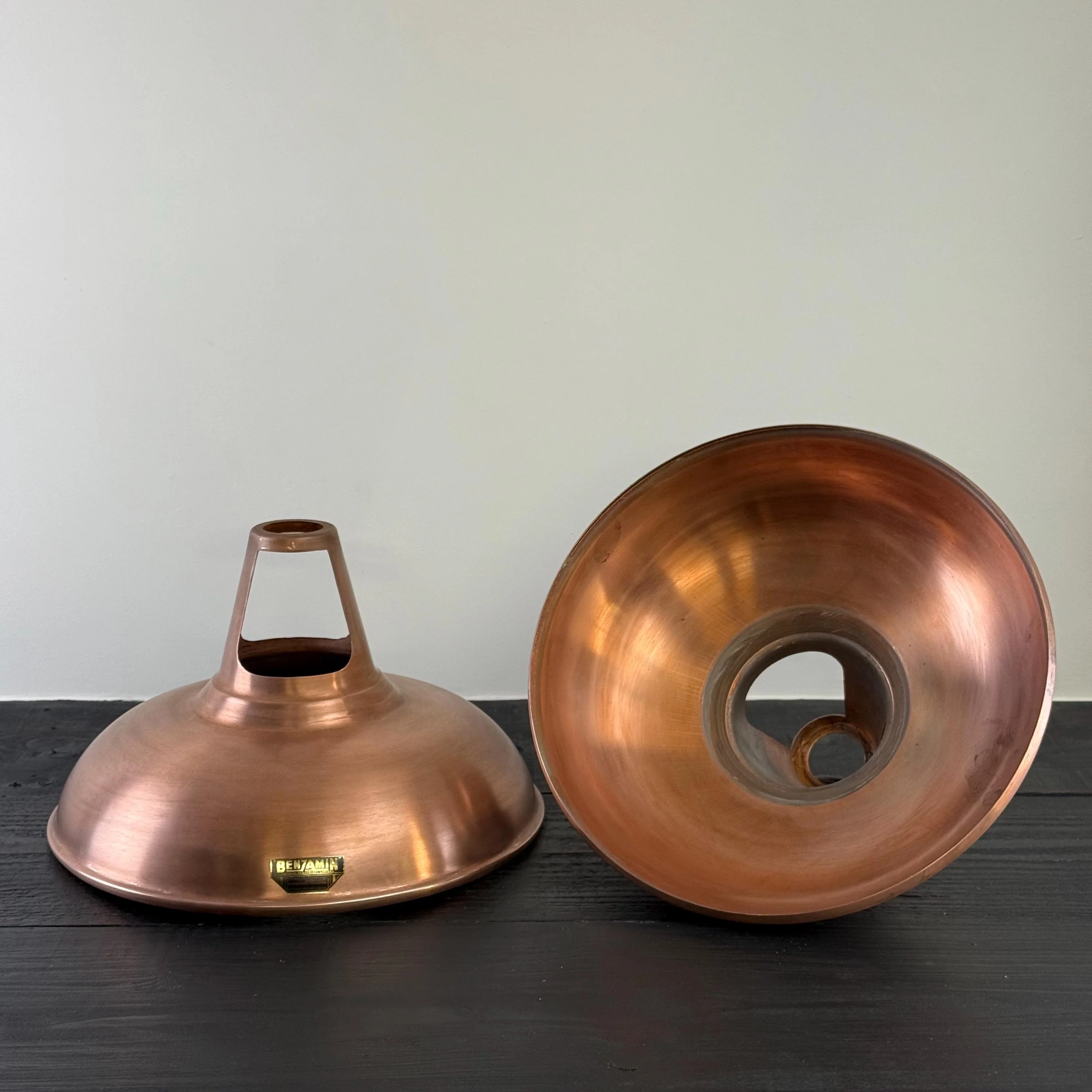 Cawston XL - Antique Copper Lampshade Pendant Set Light - 14 Inch - Image 8