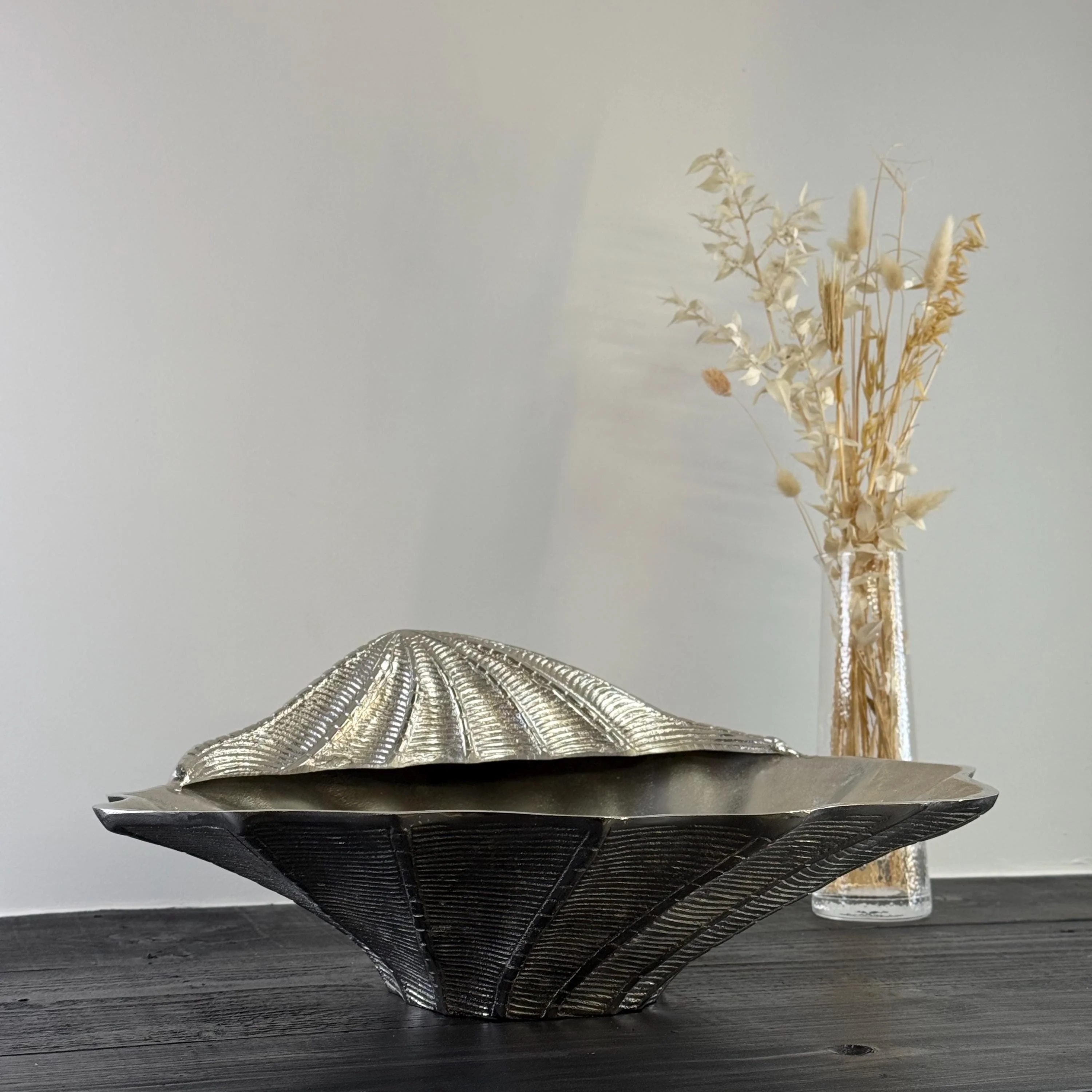 Clamshell Solid Champagne Ice Bucket ~ Wine Cooler - Image 4