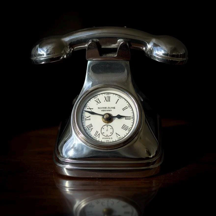 Dial Time Vintage Telephone Clock Nautical Vintage Industrial Decor - Image 6