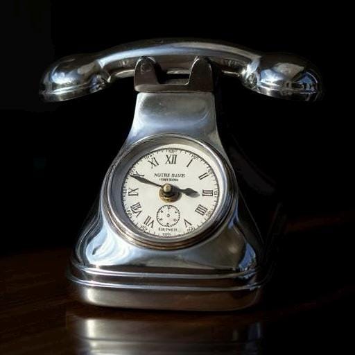 Dial Time Vintage Telephone Clock Nautical Vintage Industrial Decor - Image 7