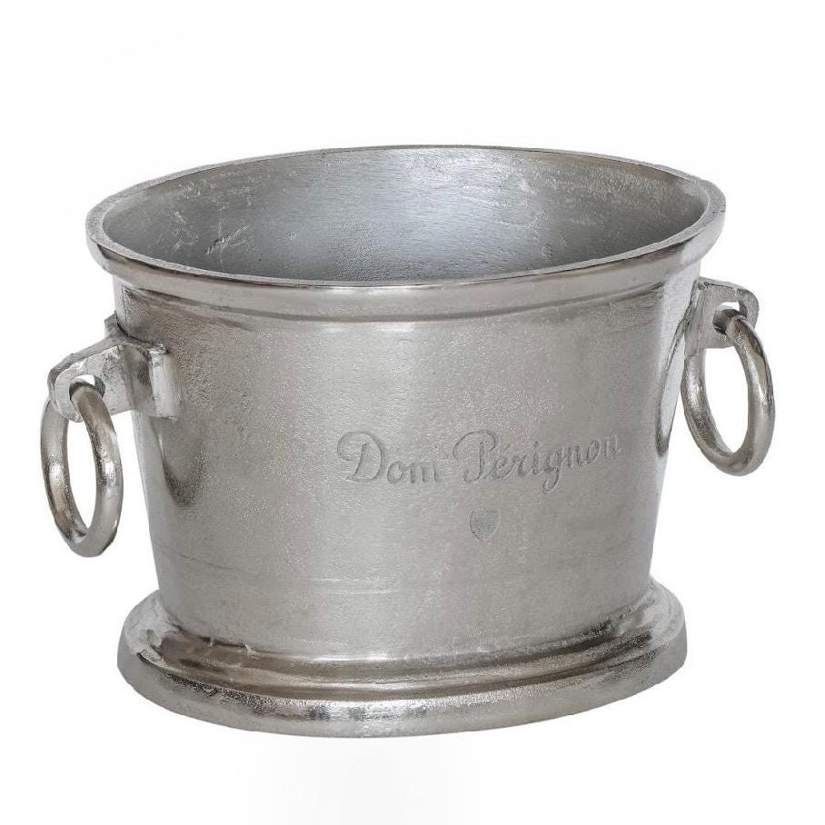 Dom Perignon Great Gatsby ~ Solid Cast Engraved Champagne Large Ice Bucket | Wine Cooler Bath - Image 7