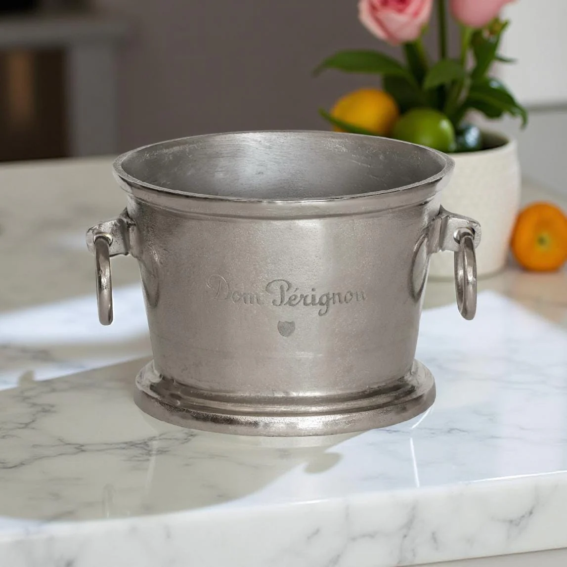 Dom Perignon Great Gatsby ~ Solid Cast Engraved Champagne Large Ice Bucket | Wine Cooler Bath - Image 9