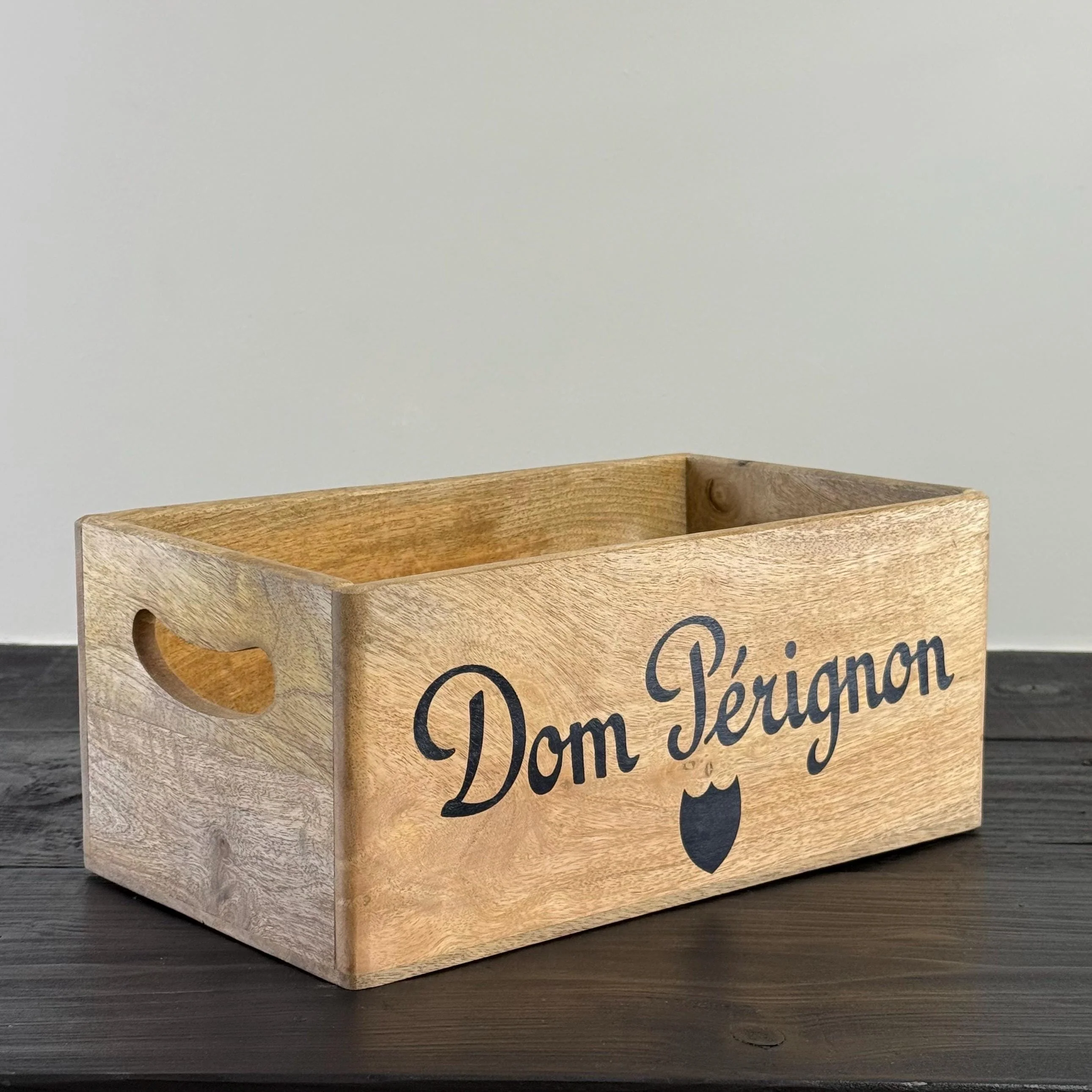 Dom Perignon Storage Wooden Champagne Crates Natural Finish - Image 6