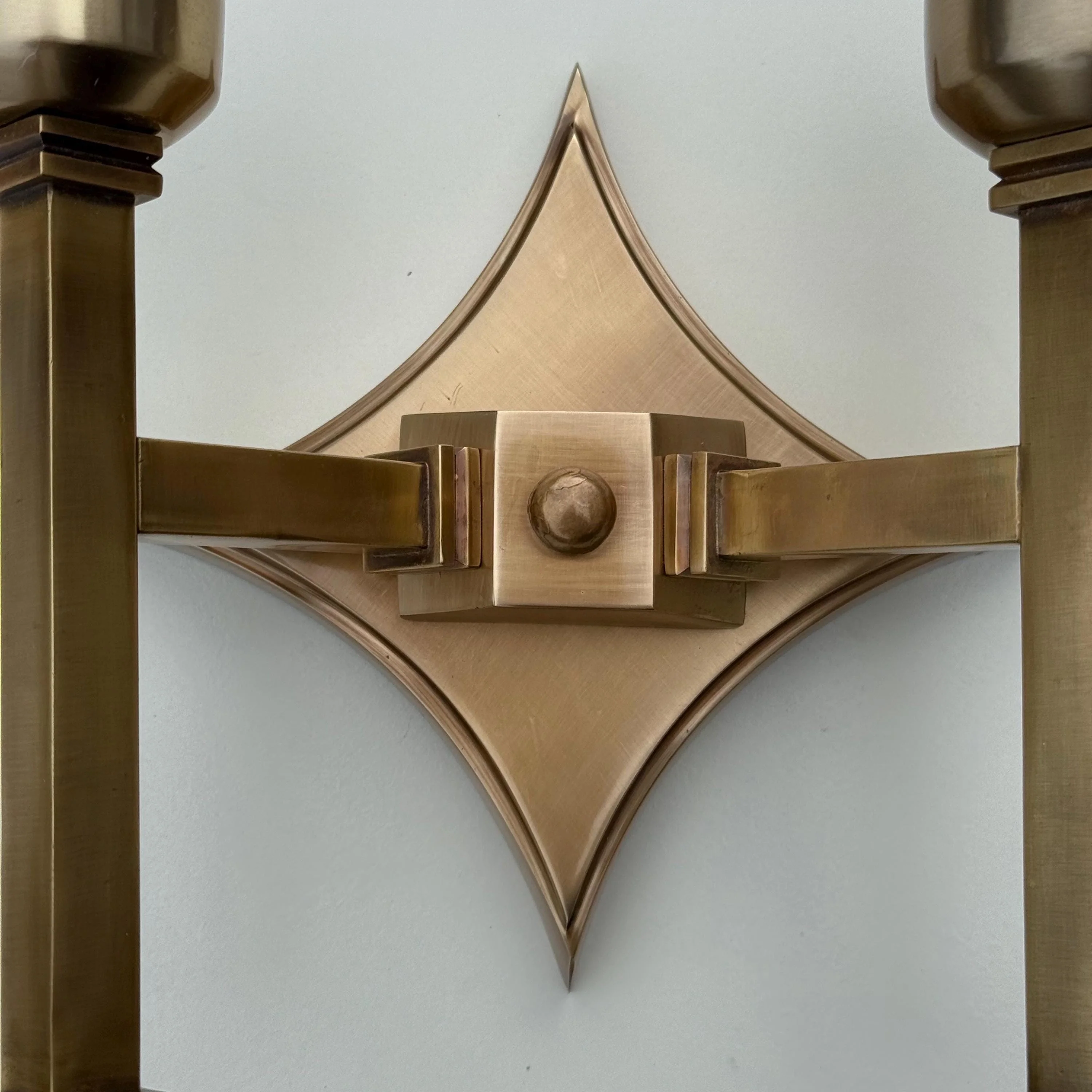 Double Antique Brass Wall Sconce Industrial Vintage Light | Dining Room - Image 7