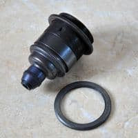 E27 Period Bronze Pewter Black Pendant Lampholder | Bayonet e27 Fitting With Cable Grip - Image 5