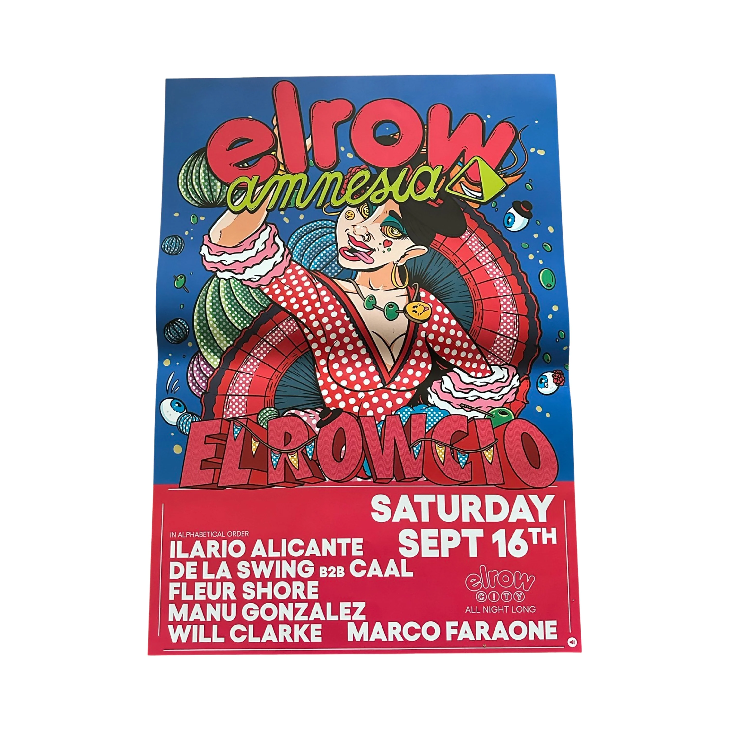 Elrow ~ Amnesia Ibiza Framed Dj Artwork | Luxury Black Frame - Image 5