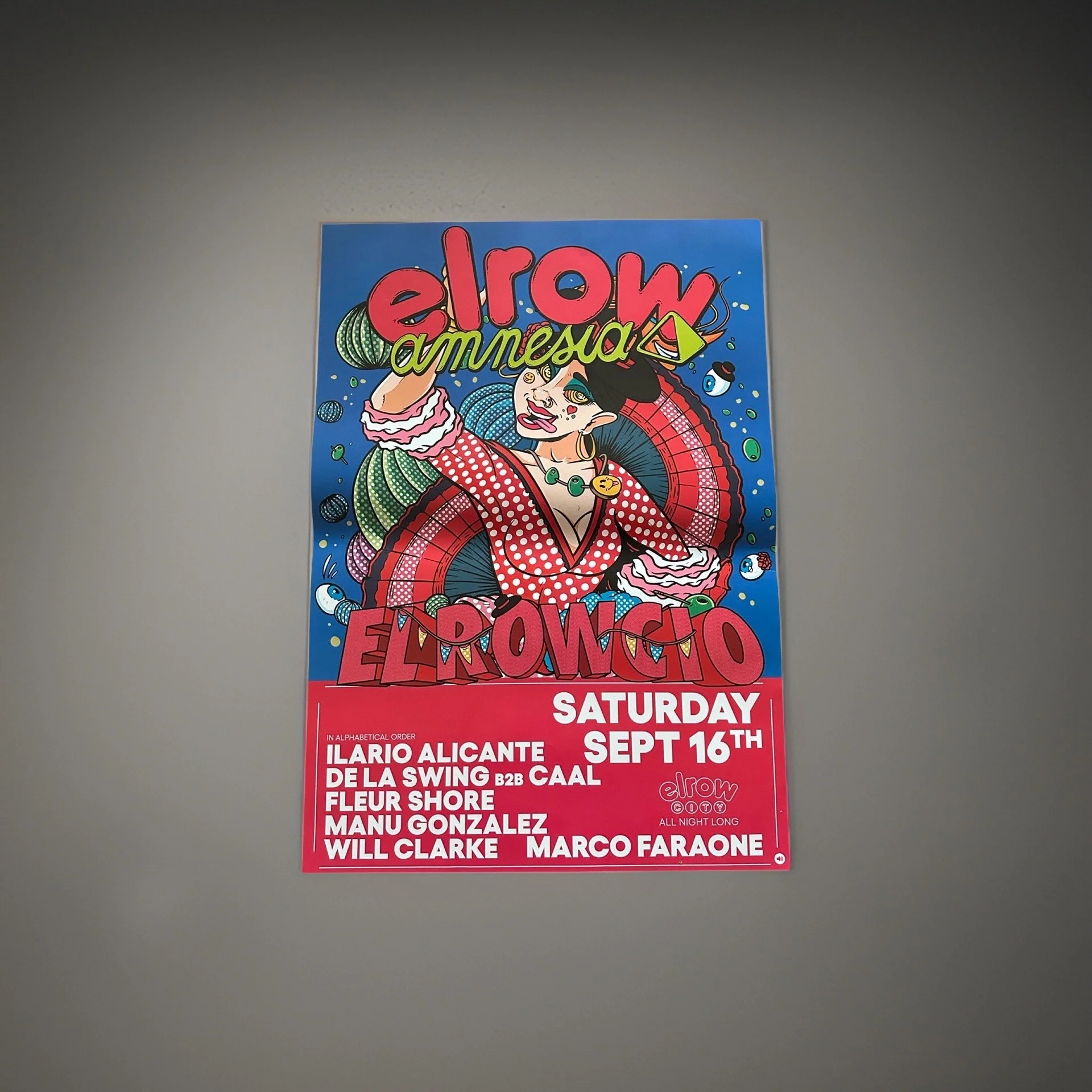 Elrow ~ Amnesia Ibiza Framed Dj Artwork | Luxury Black Frame - Image 6