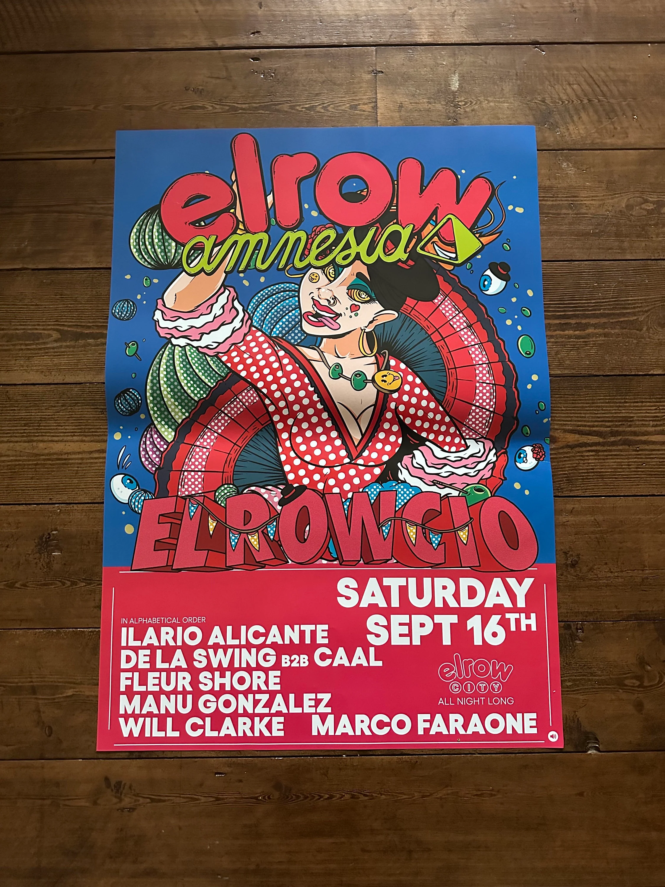 Elrow ~ Amnesia Ibiza Framed Dj Artwork | Luxury Black Frame - Image 7