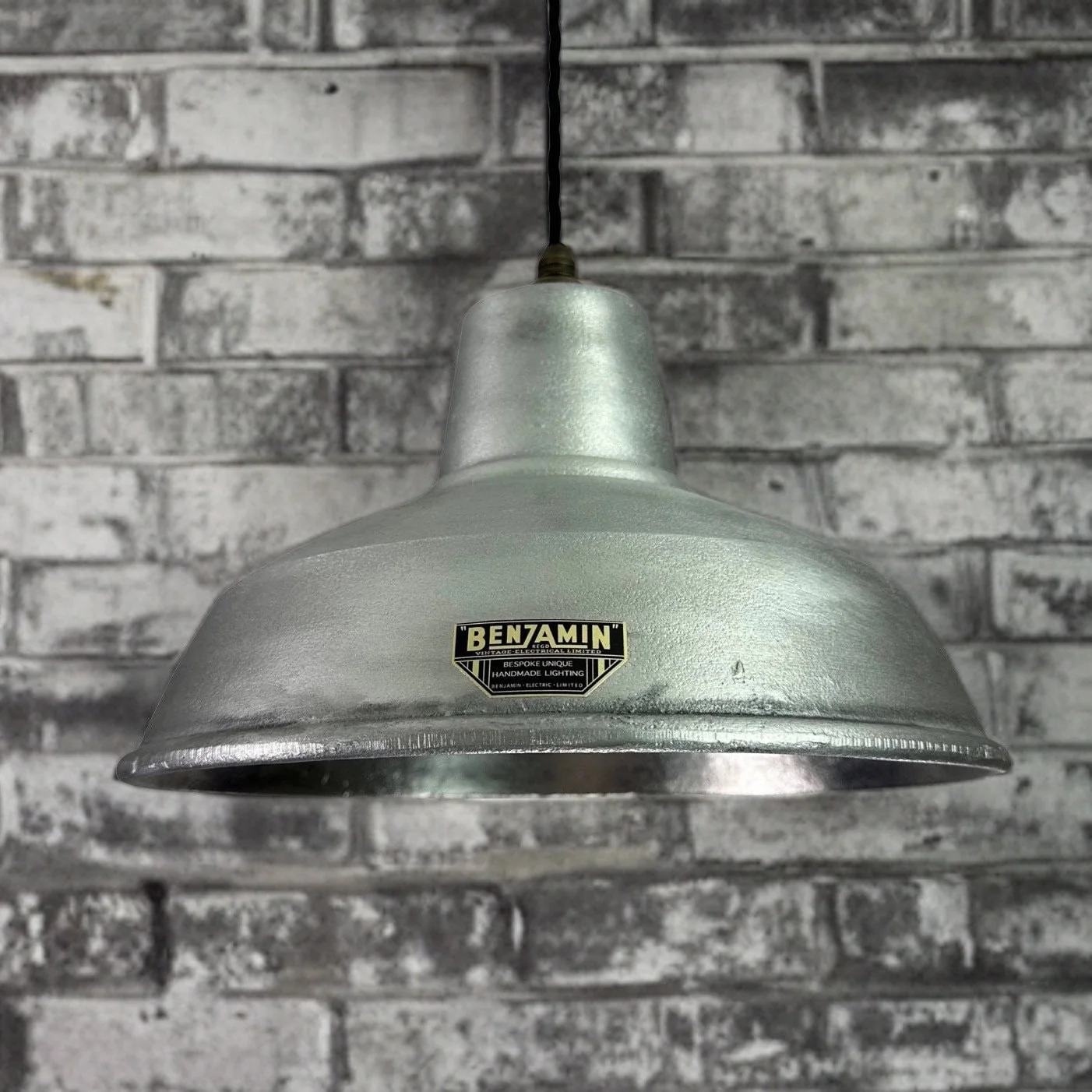 Filby ~ Solid Cast Industrial Lampshade Pendant Set Light ~ 12.5 Inch - Image 4