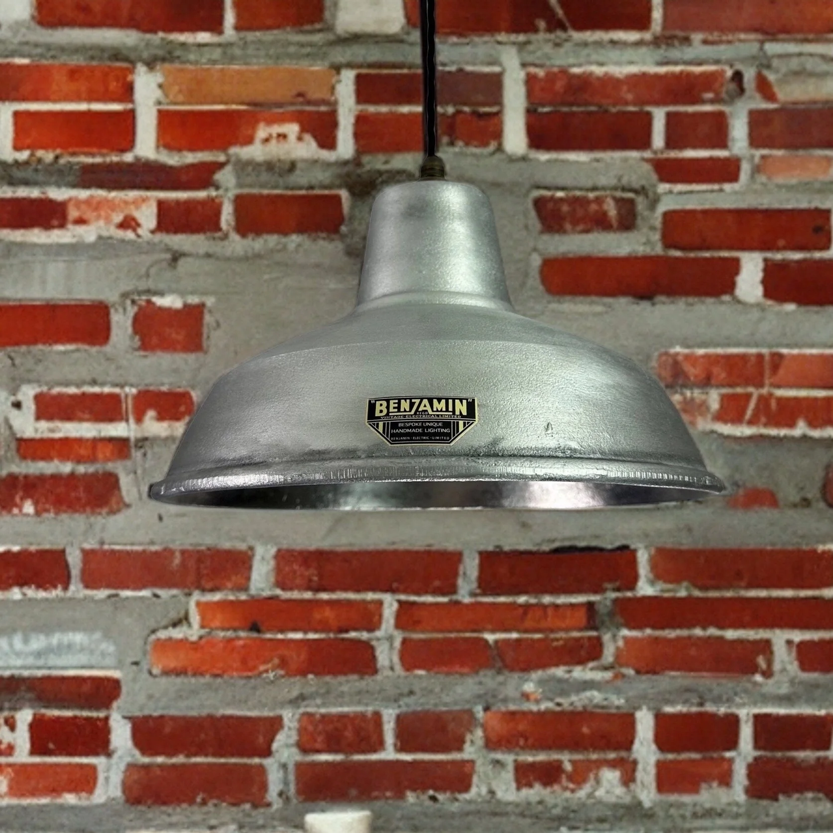 Filby ~ Solid Cast Industrial Lampshade Pendant Set Light ~ 12.5 Inch - Image 5
