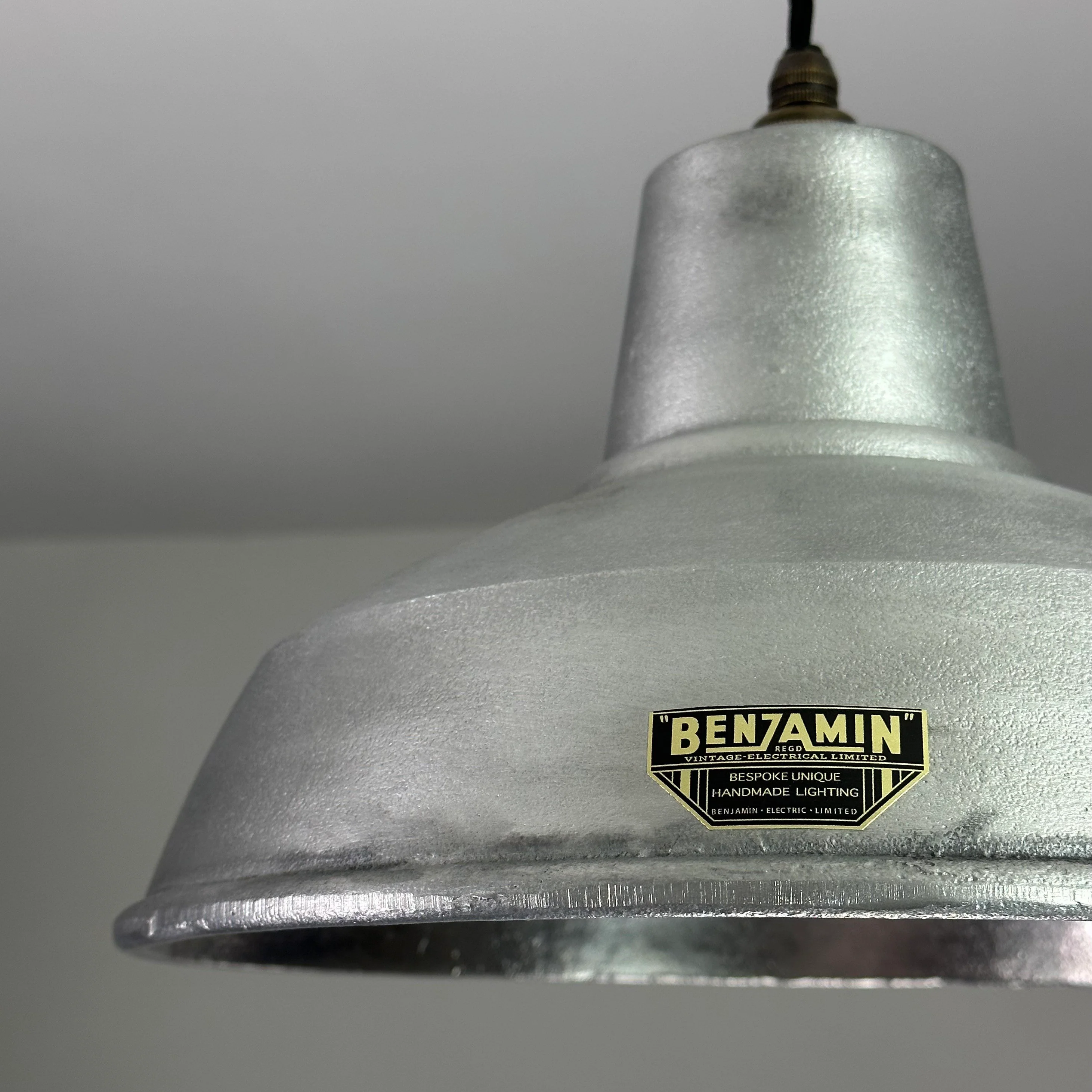 Filby ~ Solid Cast Industrial Lampshade Pendant Set Light ~ 12.5 Inch - Image 6