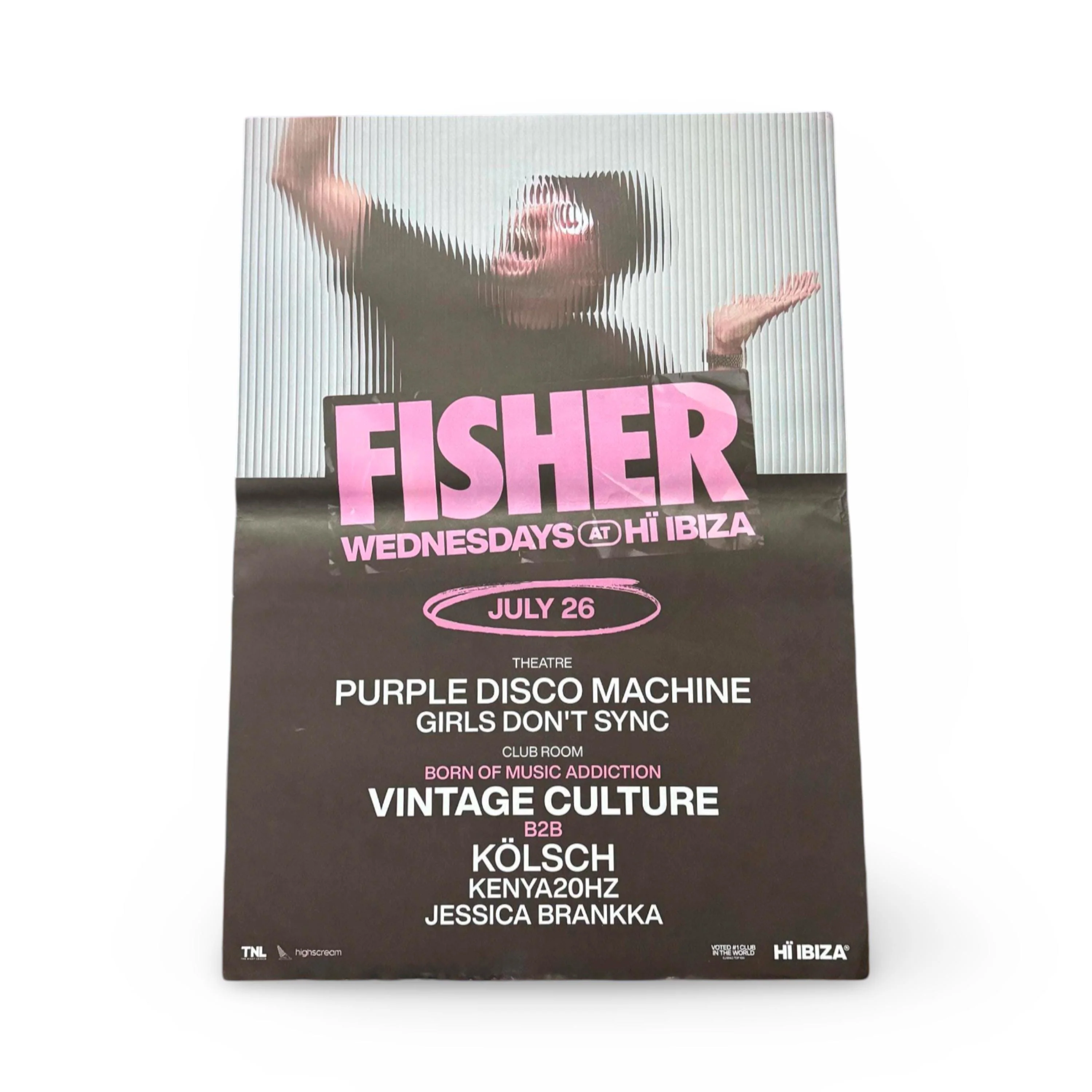 Fisher ~ Genuine Ibiza Framed Dj Artwork | Hi Ibiza | Luxury Black Frame - Image 9