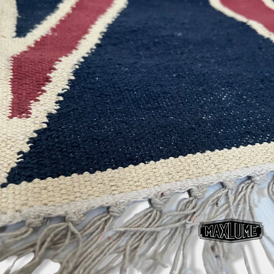 Hand knotted Reversible British Union Jack Jubilee Rug - Image 4