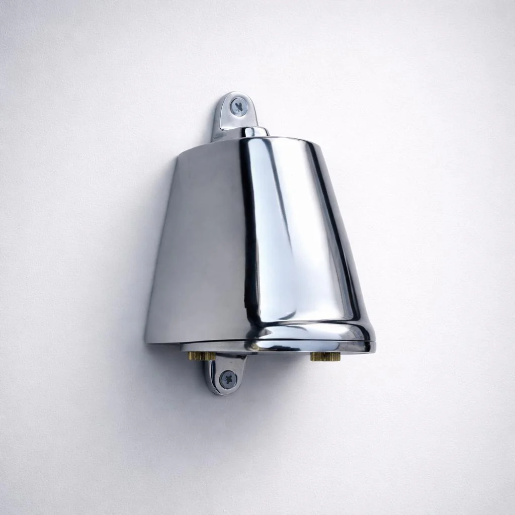 Holt - Polished Aluminium Mast Down Wall Light Mains LED Outdoor & Bathroom - Image 6