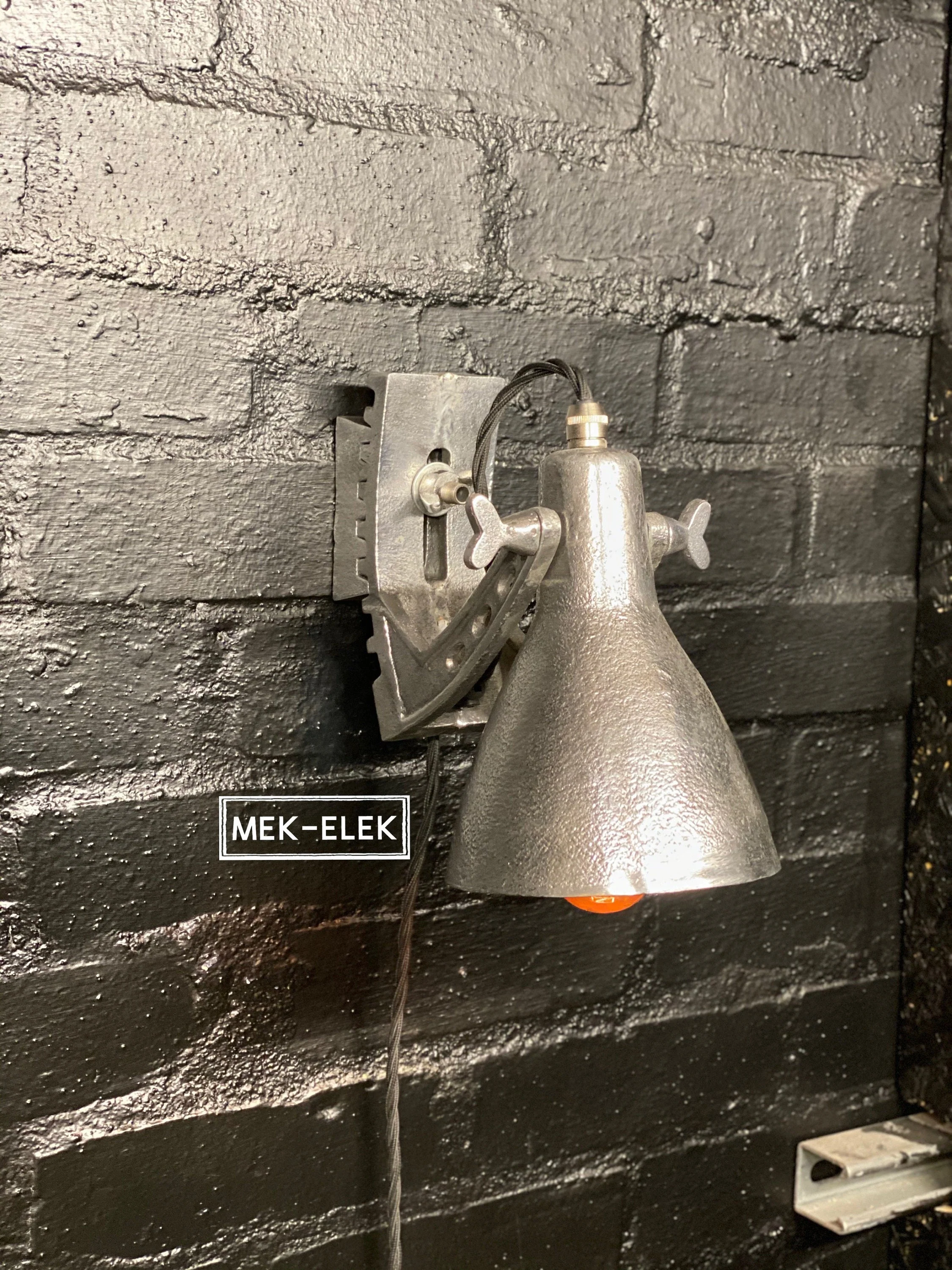 Industrial Wall Light | Bedroom Reading Table | Kitchen Table | Vintage - Image 8