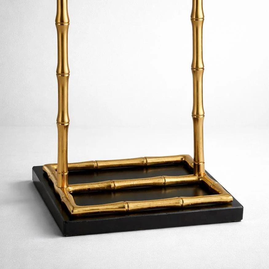 Luxury Dressboy Vintage Brass / Black 50.5 x 31 x H. 117 cm - Clothes Rack Coat Rack Suit Stand Mute Servant Gentleman - Luxury Accessories - Image 5