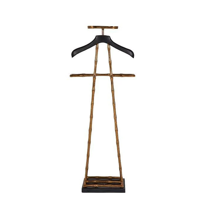 Luxury Dressboy Vintage Brass / Black 50.5 x 31 x H. 117 cm - Clothes Rack Coat Rack Suit Stand Mute Servant Gentleman - Luxury Accessories - Image 6