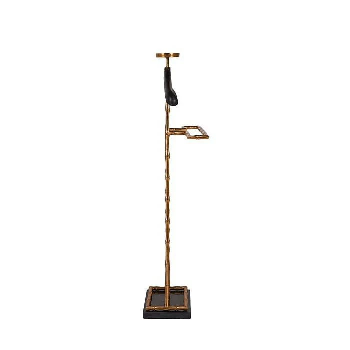 Luxury Dressboy Vintage Brass / Black 50.5 x 31 x H. 117 cm - Clothes Rack Coat Rack Suit Stand Mute Servant Gentleman - Luxury Accessories - Image 7
