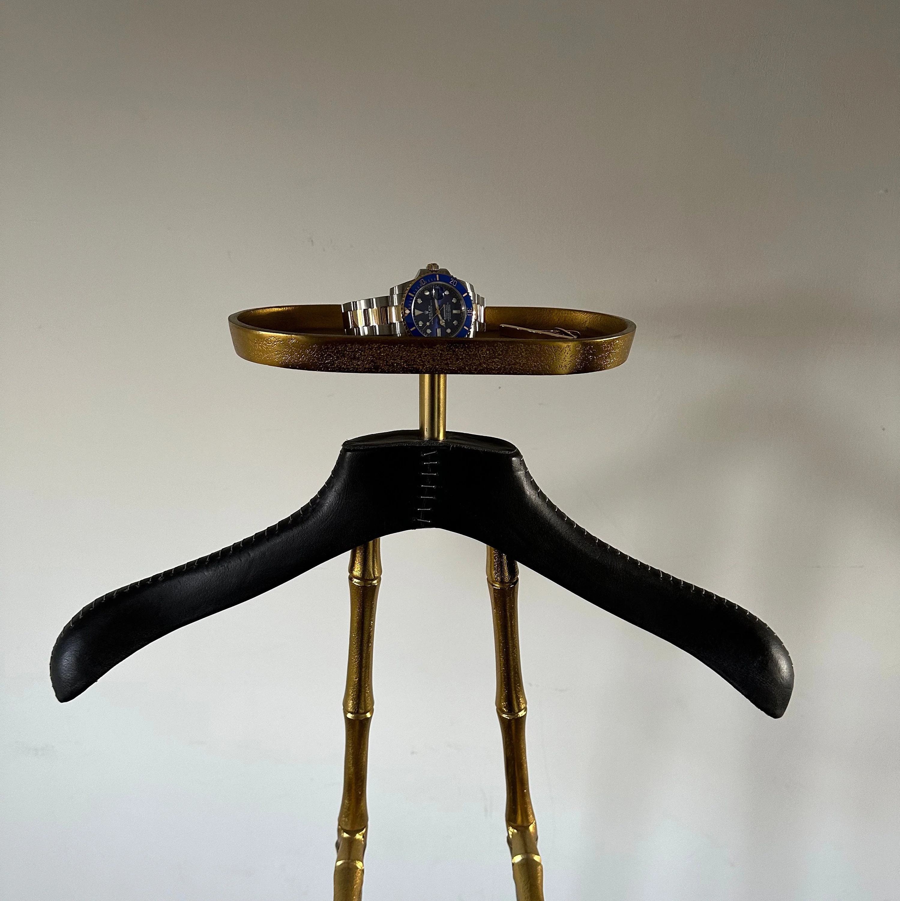 Luxury Dressboy Vintage Brass / Black 50.5 x 31 x H. 117 cm - Clothes Rack Coat Rack Suit Stand Mute Servant Gentleman - Luxury Accessories - Image 8