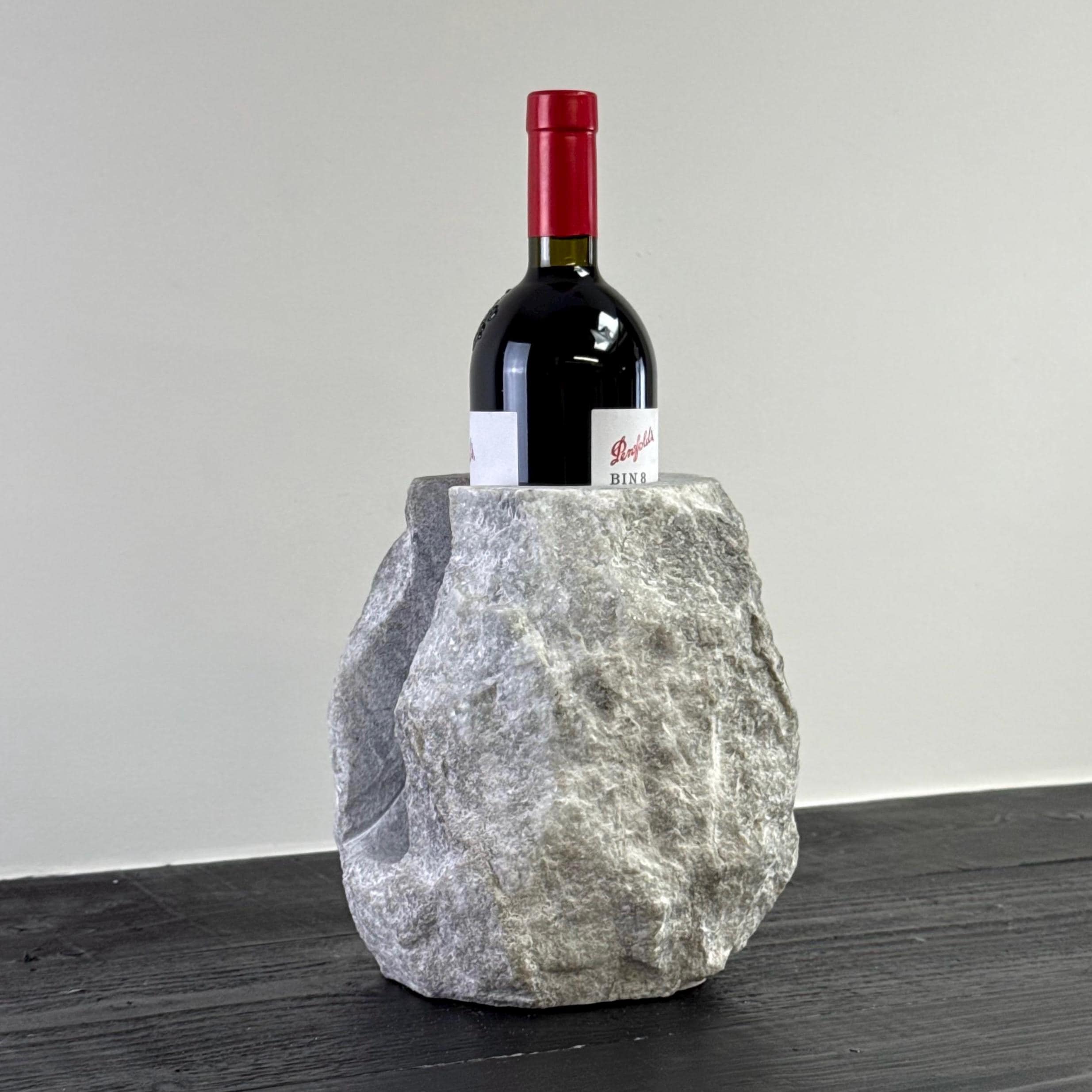 Marble Stone Solid Handcrafted Wine Bottle Holder - Image 4