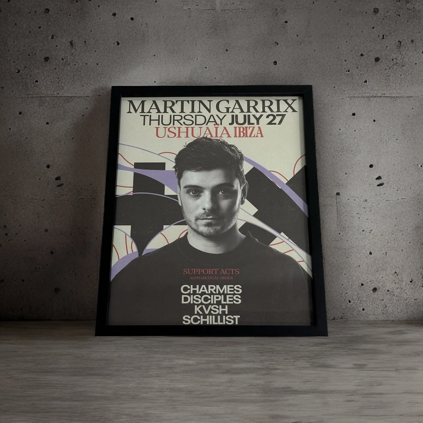 Martin Garrix ~ Ushuaia Ibiza Framed Dj Artwork | Luxury Black Frame - Image 5