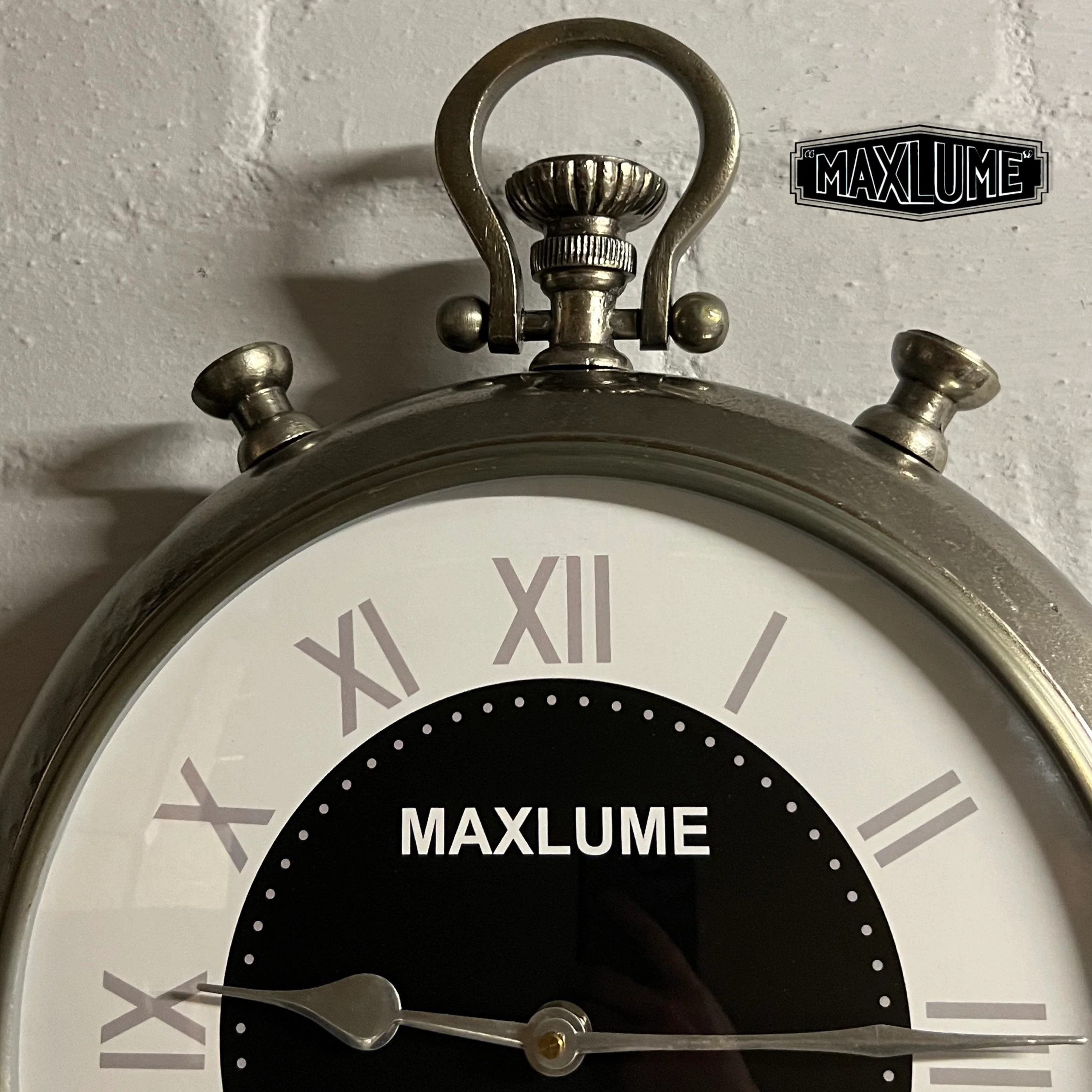 Maxlume ~ Fob Watch Clock Nautical Industrial Solid Cast 12 Inch - Image 3