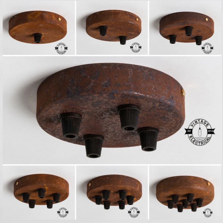 Rusted Ceiling Rose Single - Seven Outlet - Image 10