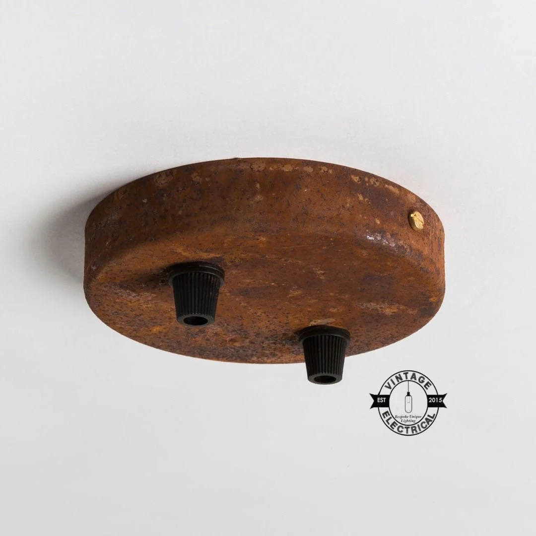 Rusted Ceiling Rose Single - Seven Outlet - Image 3