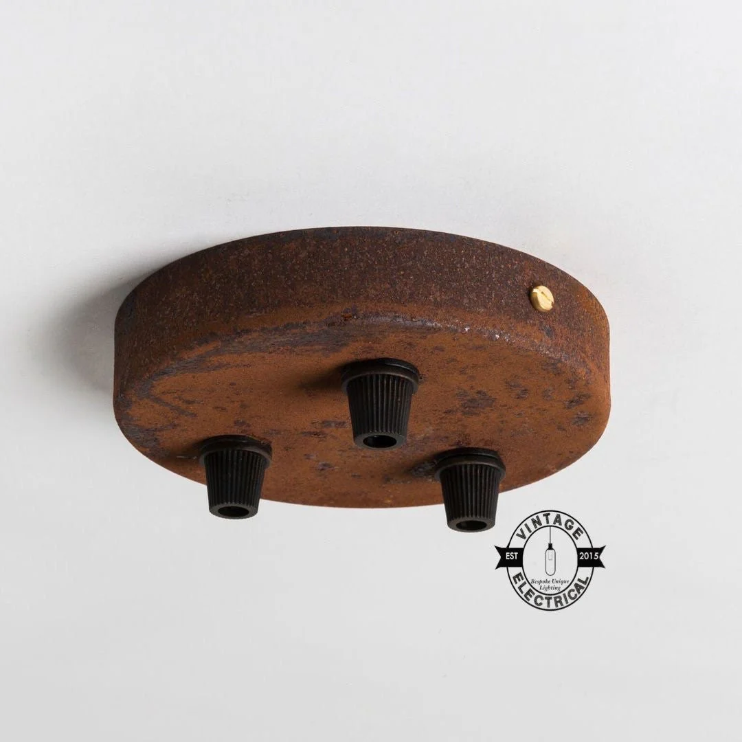 Rusted Ceiling Rose Single - Seven Outlet - Image 4