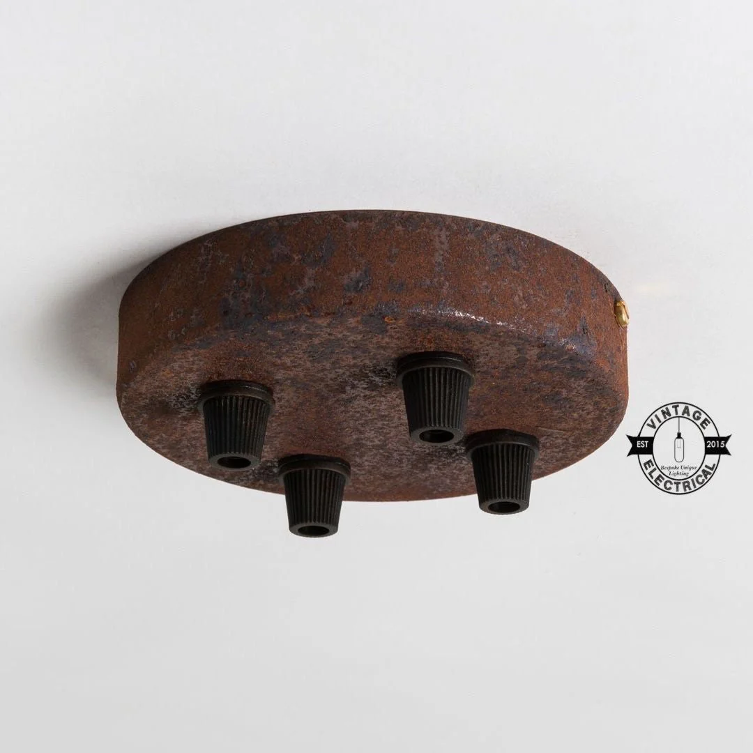 Rusted Ceiling Rose Single - Seven Outlet - Image 5