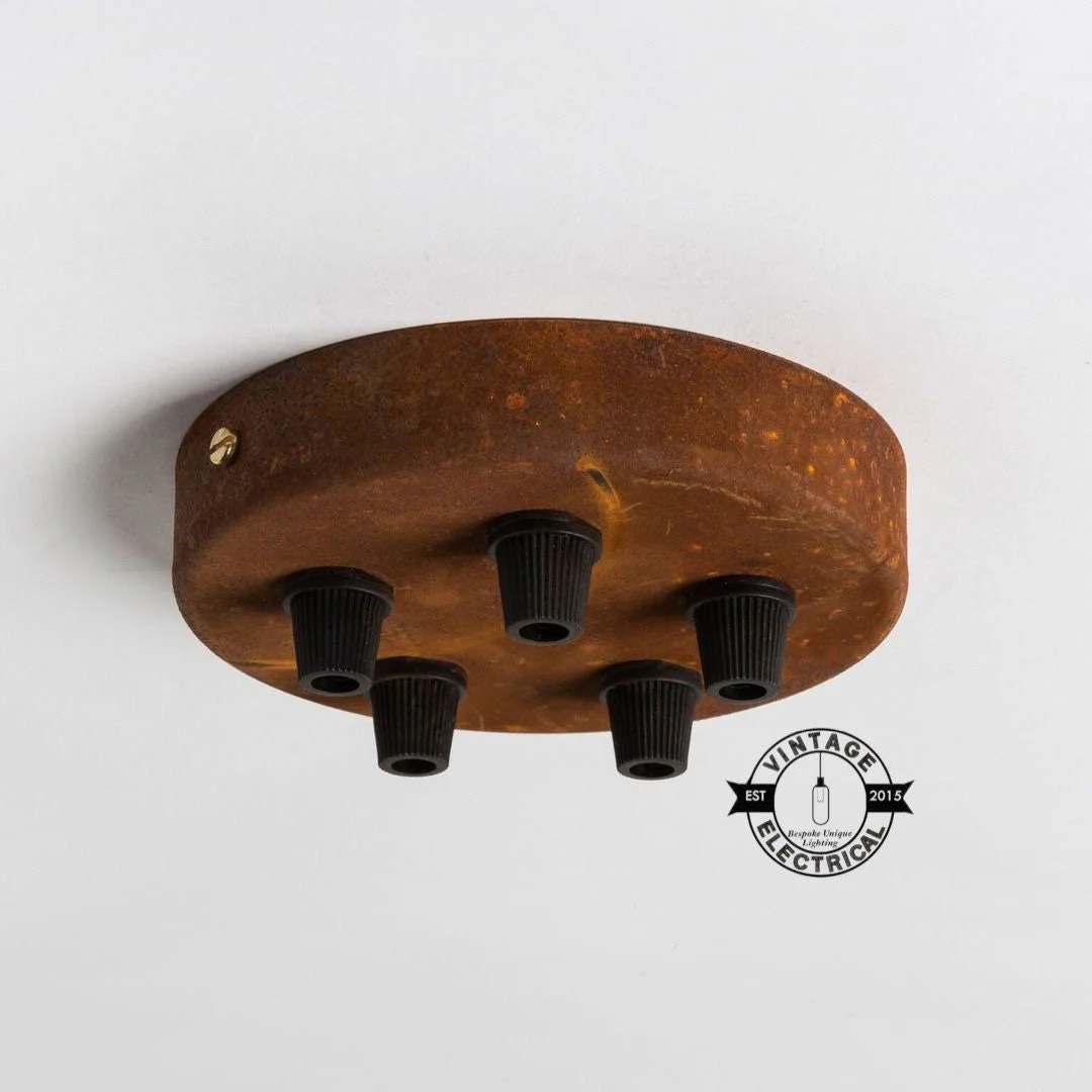 Rusted Ceiling Rose Single - Seven Outlet - Image 6