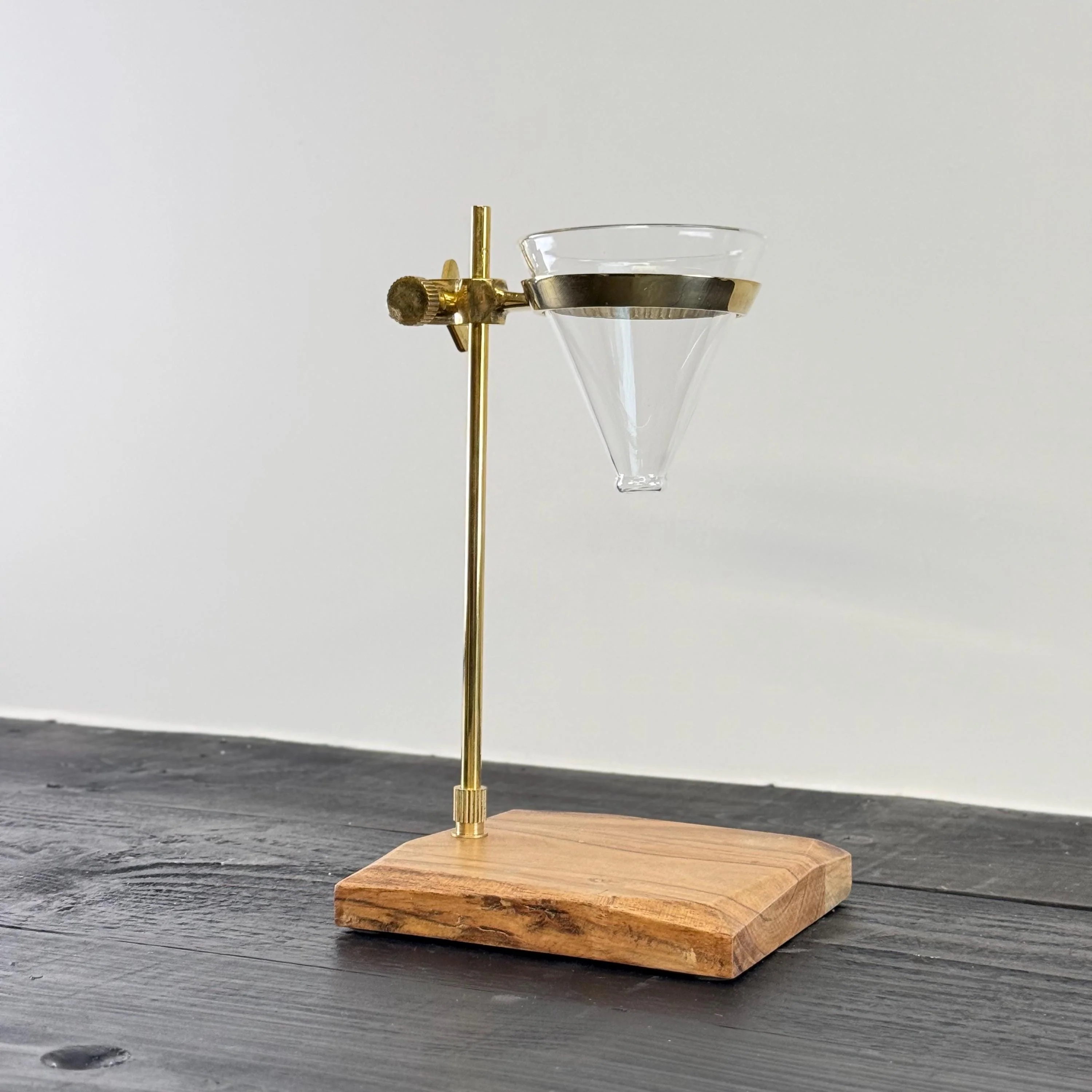Slow Drip Coffee Brewer Pourer | Pour Over Drip Gourmet Kitchen Station Stand With Funnel & Filters | Glass Holder - Image 5